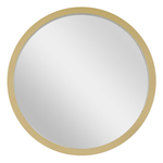 Uma Gold Round Mirror