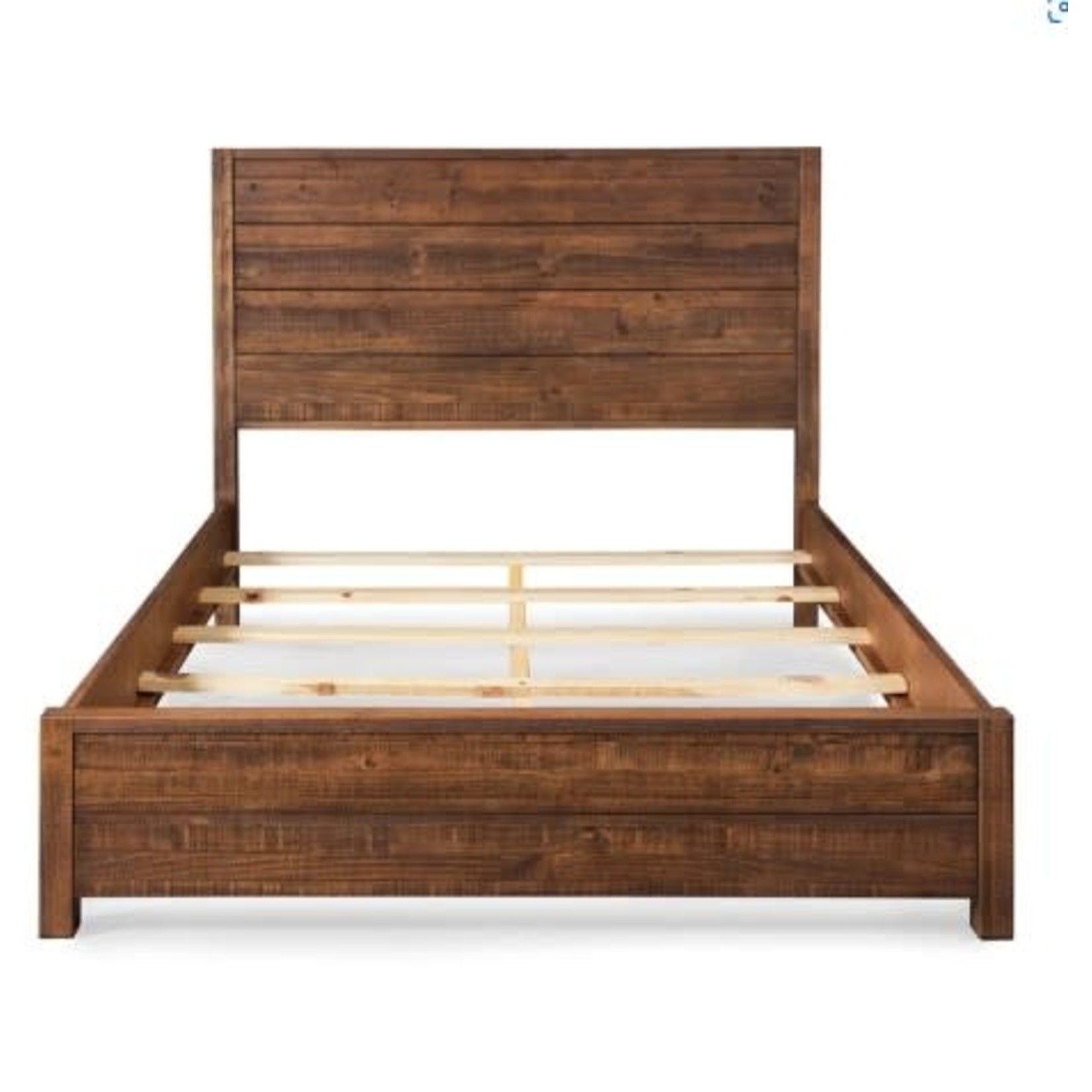 GrainWood Montauk Full Panel Bed /Rustic Walnut (G1H)