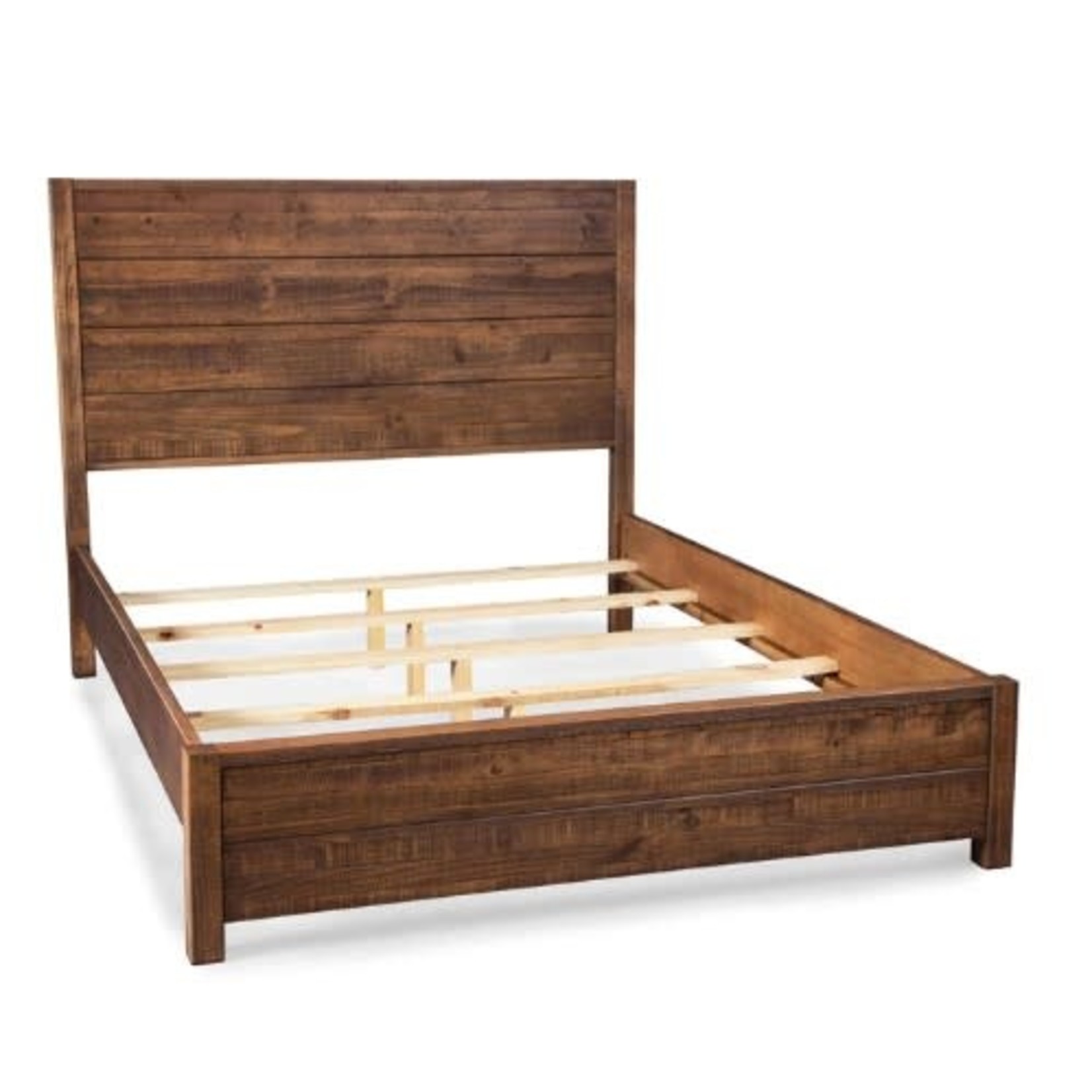 GrainWood Montauk Full Panel Bed /Rustic Walnut (G1H)
