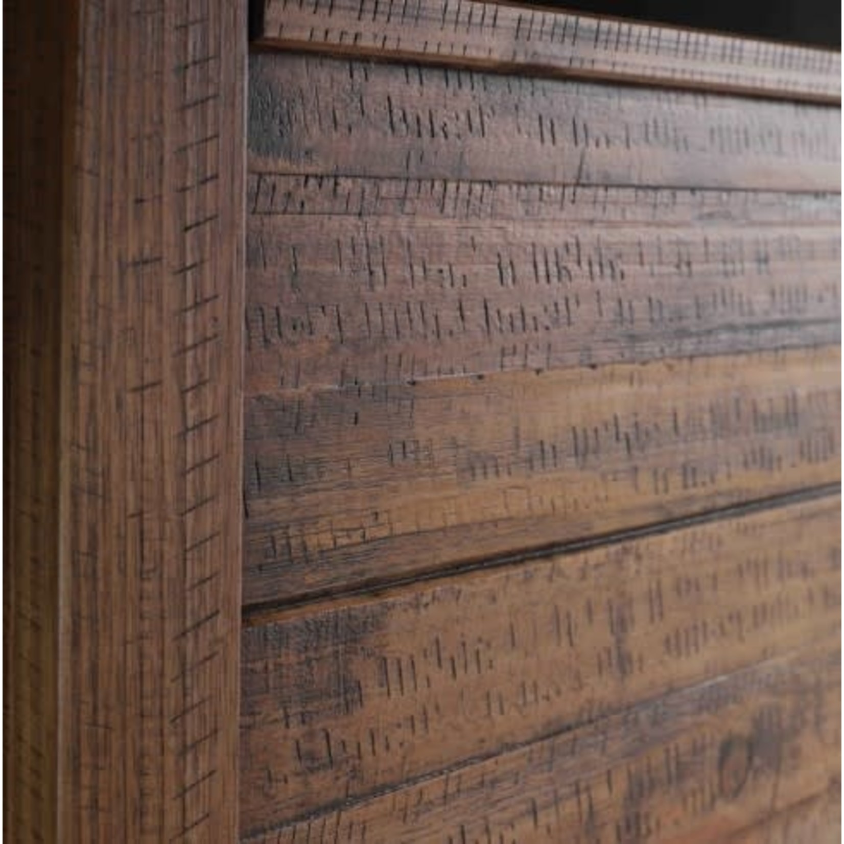 GrainWood Montauk Full Panel Bed /Rustic Walnut (G1H)