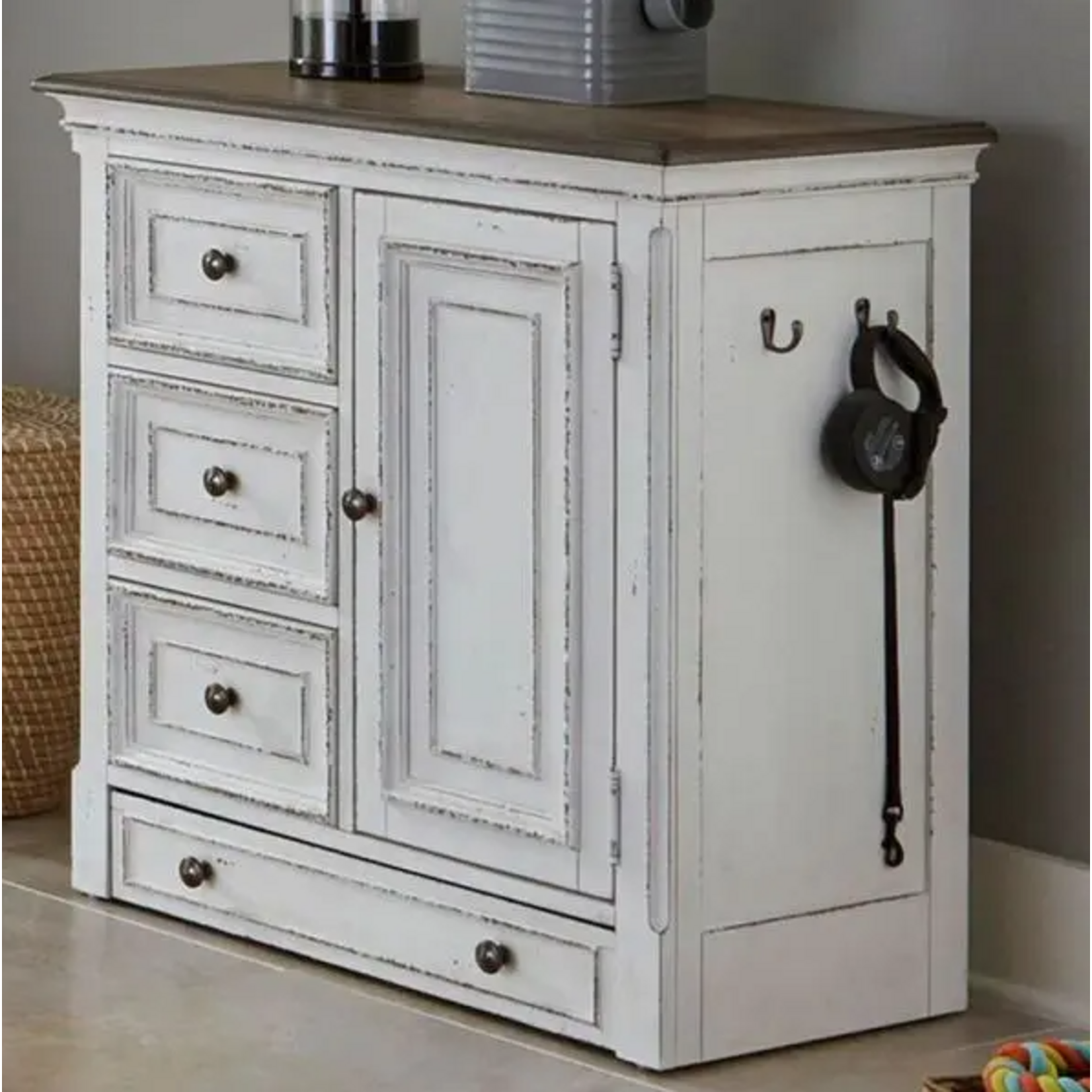 Liberty Furniture Magnolia Manor Pet Feeder Cabinet