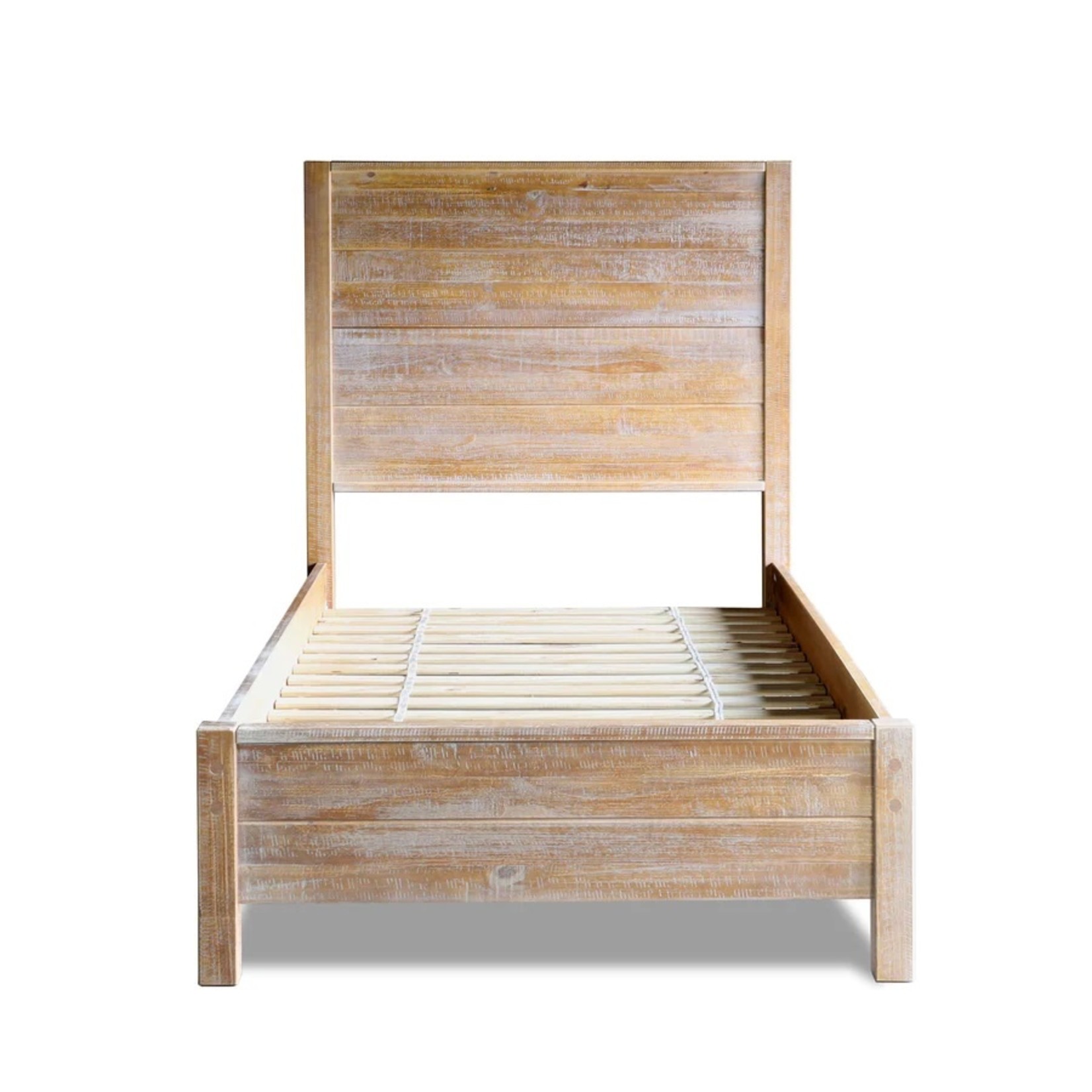 GrainWood Montauk Twin Panel Bed /Driftwood