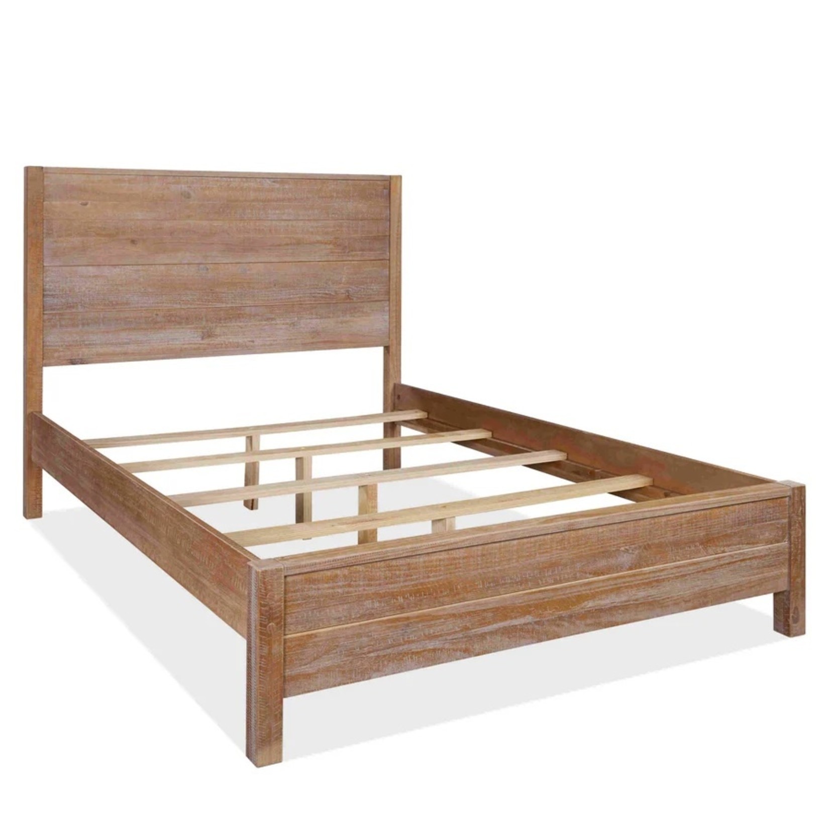 GrainWood Montauk King Panel Bed / Driftwood