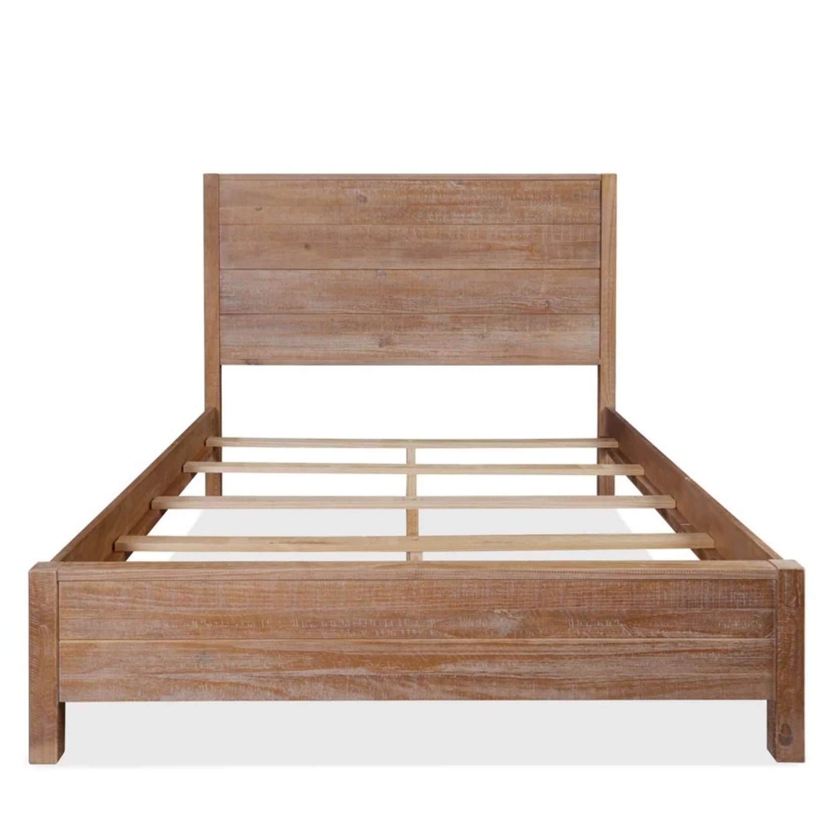 GrainWood Montauk King Panel Bed / Driftwood