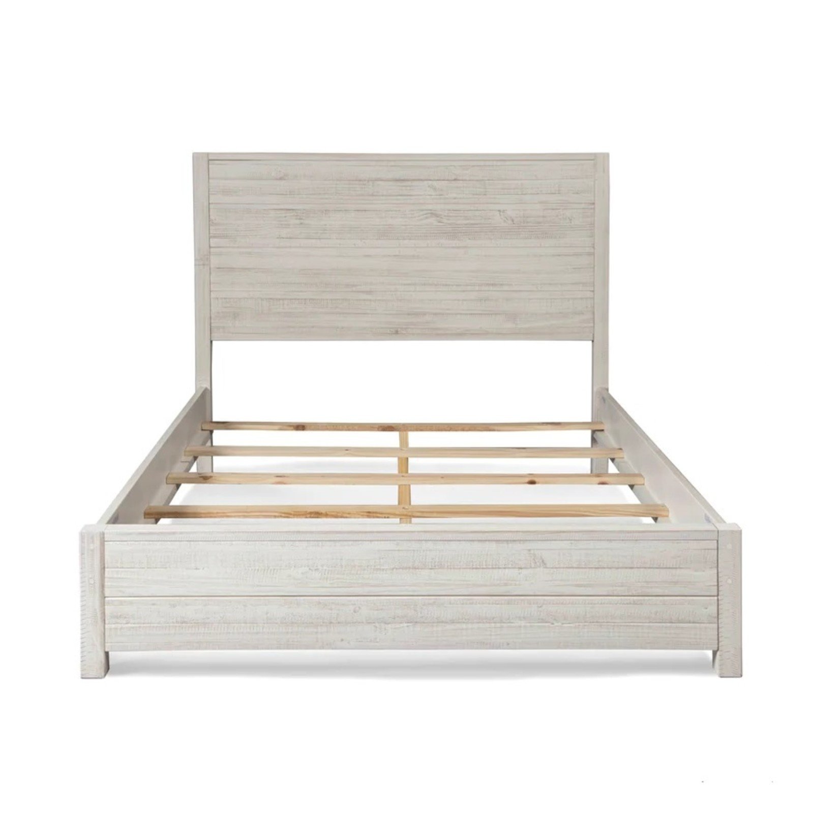 GrainWood Montauk Queen Panel Bed /Rustic Off White