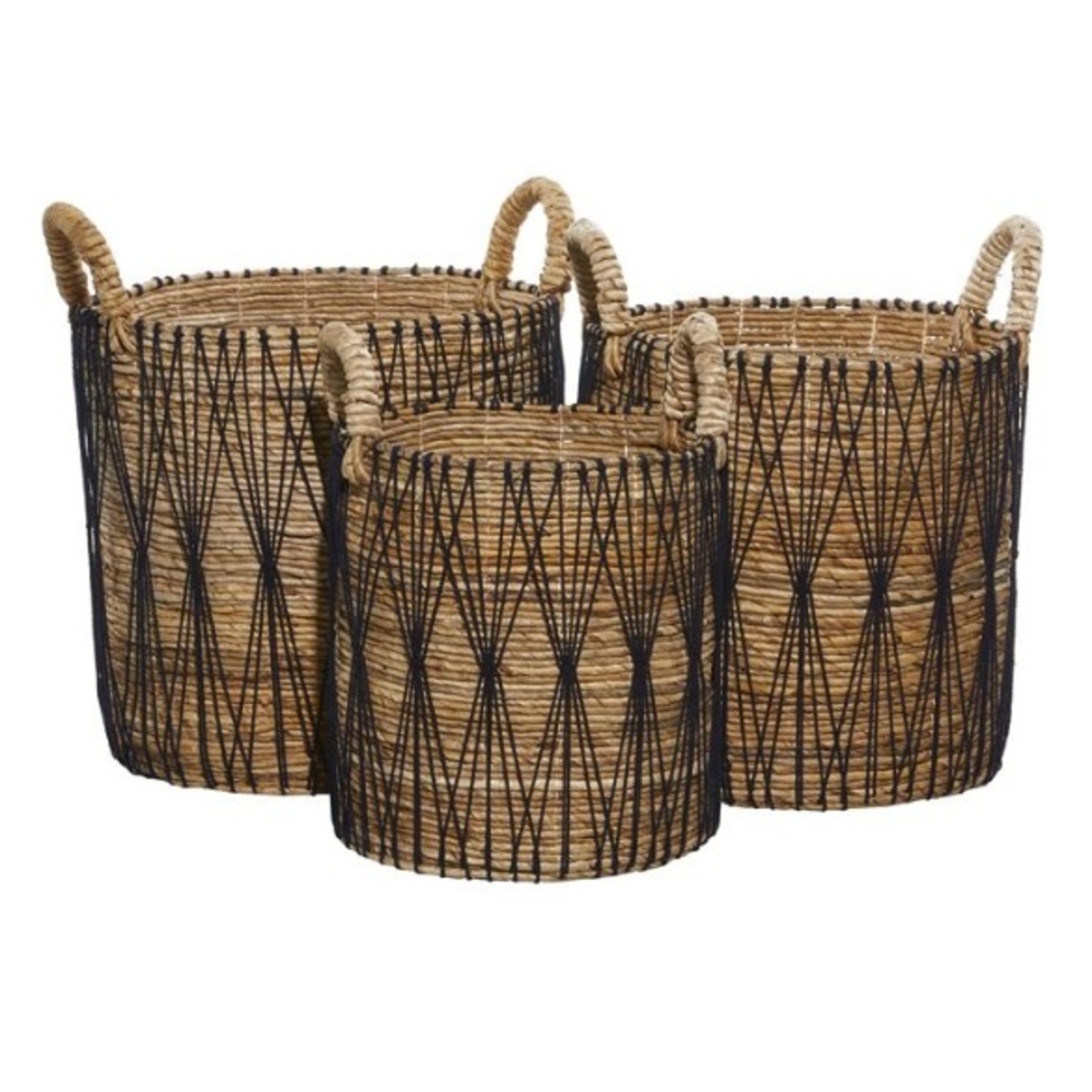 Uma Banana Leaf Baskets s/3