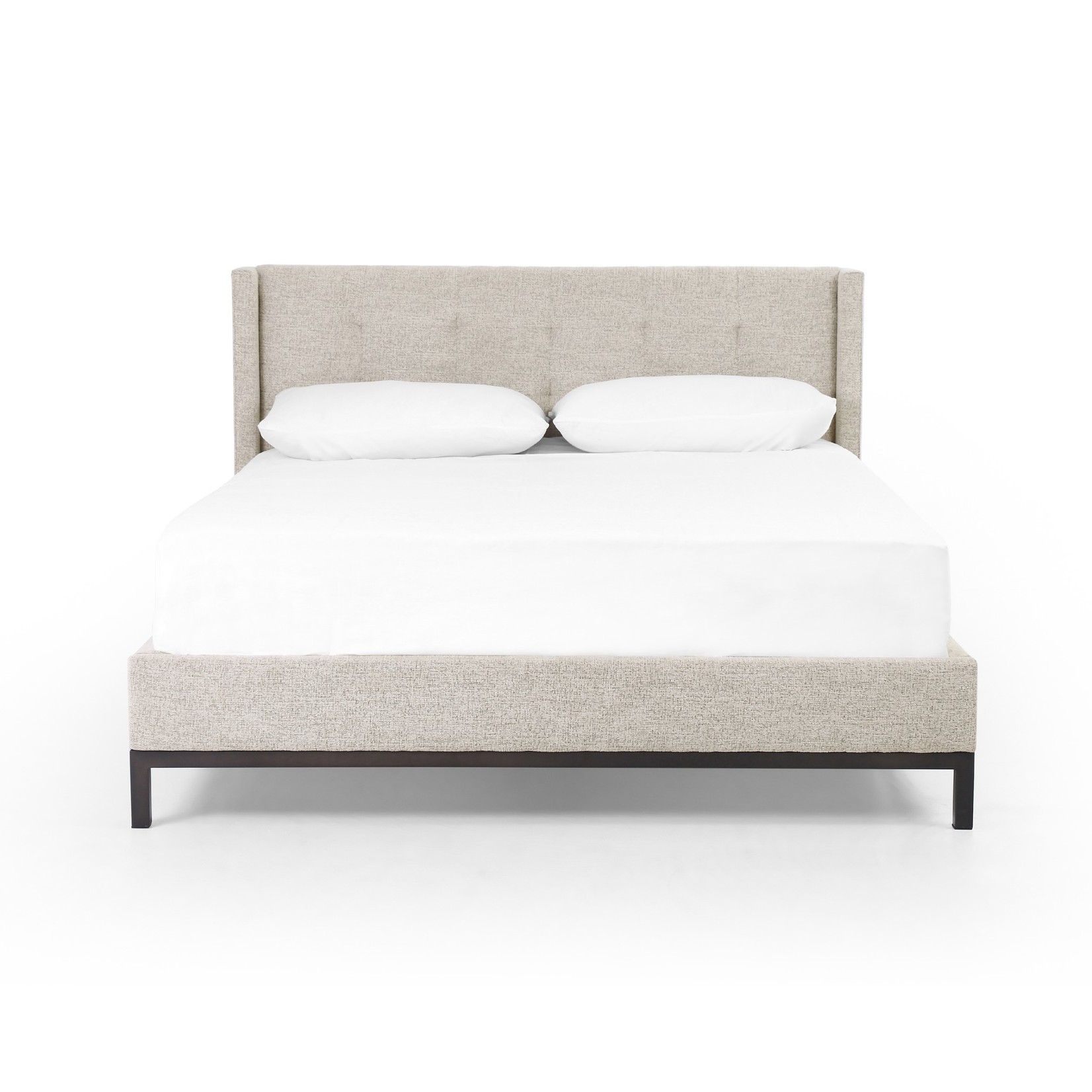 Four Hands NEWHALL BED-PLUSHTONE LINEN-QUEEN