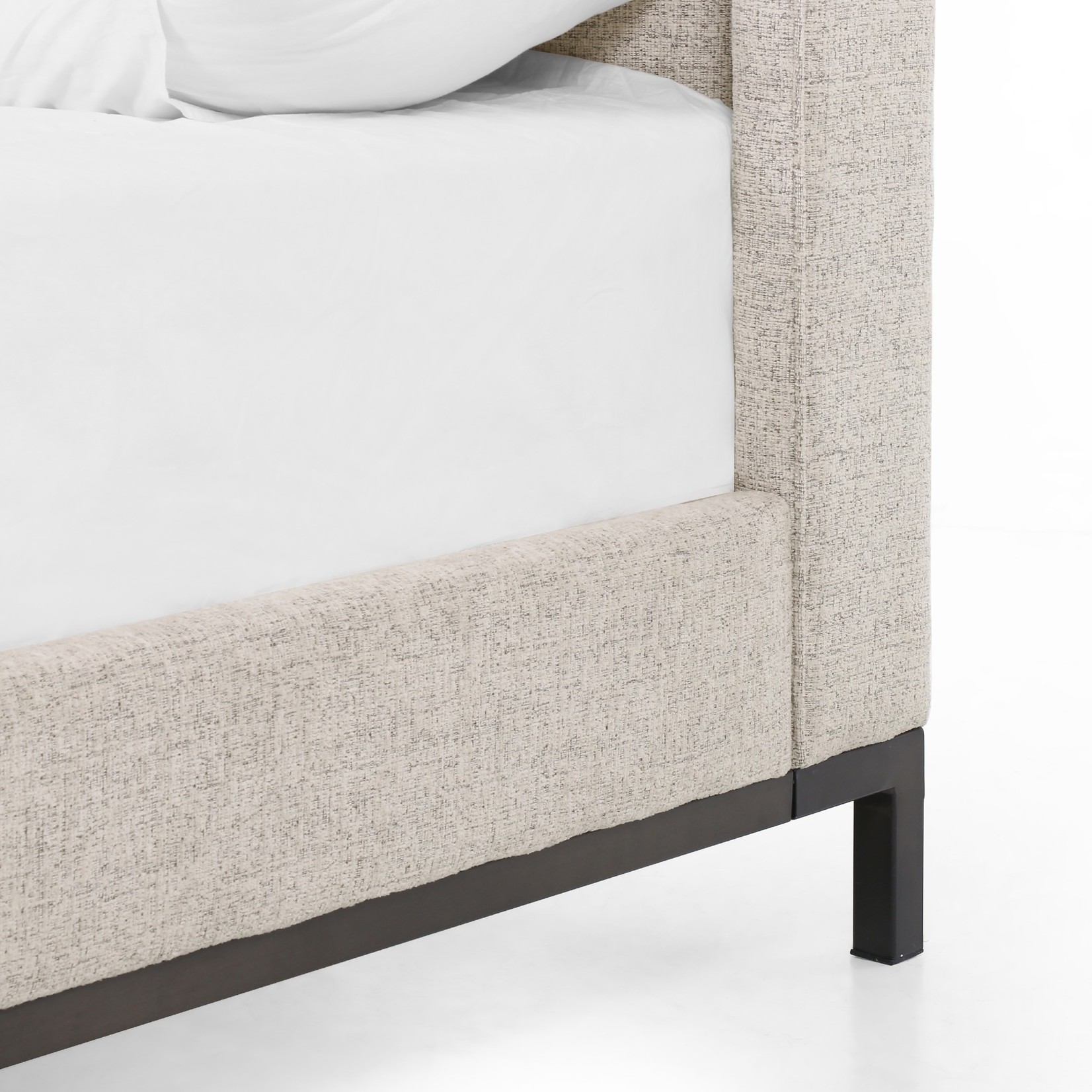 Four Hands NEWHALL BED-PLUSHTONE LINEN-QUEEN