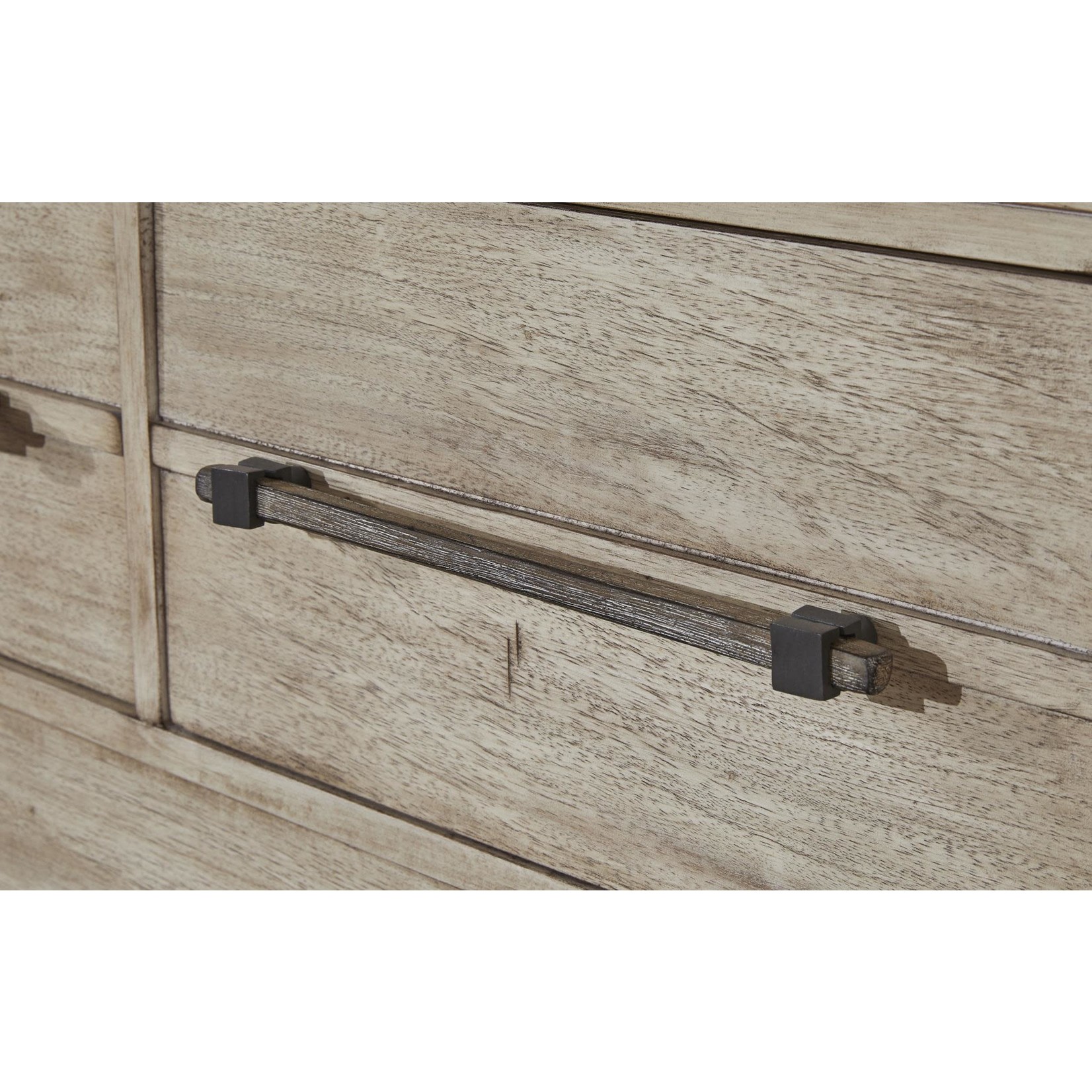 American Woodcrafters Aurora White Wash Dresser (L2UM)