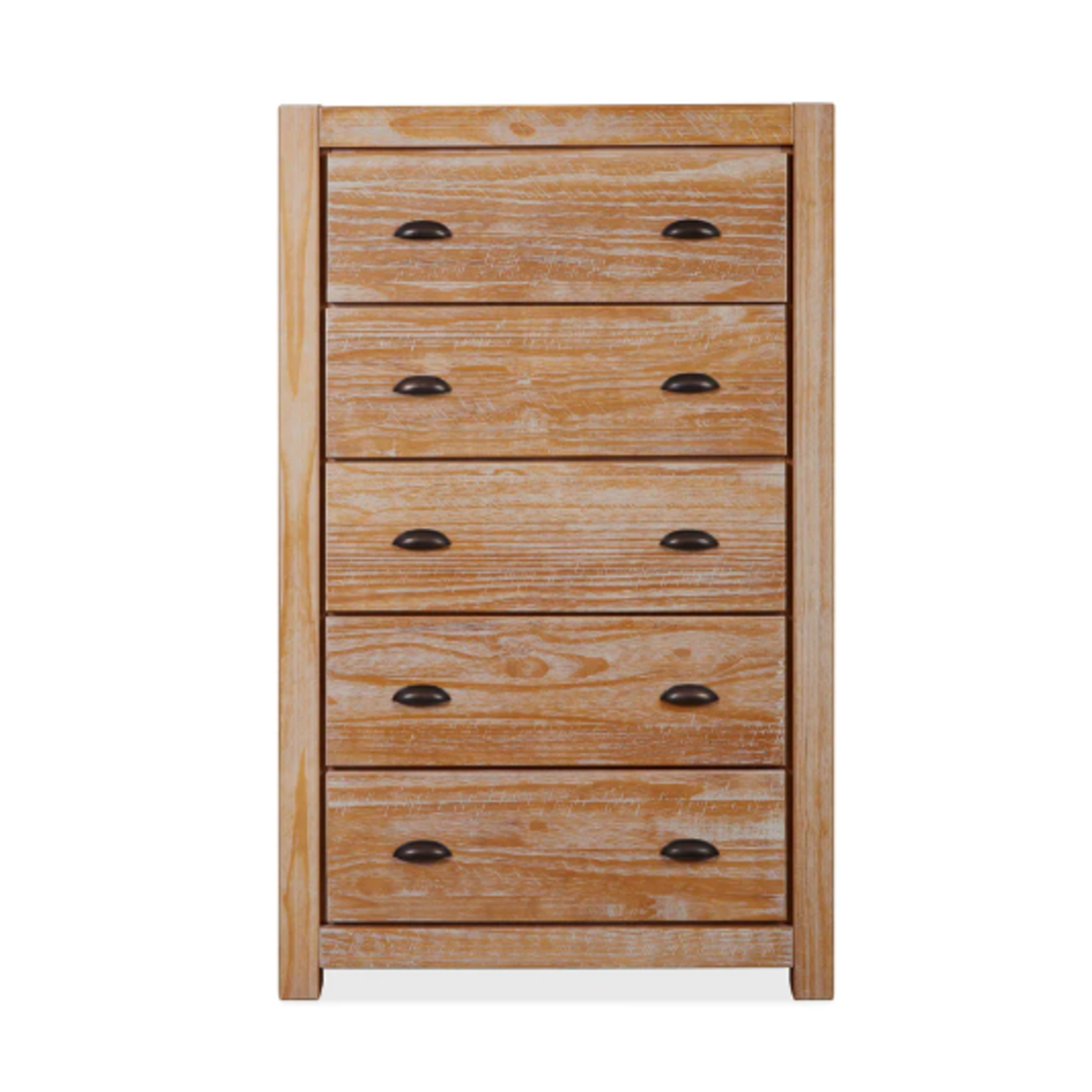 GrainWood Montauk 5 Drawer Chest Driftwood