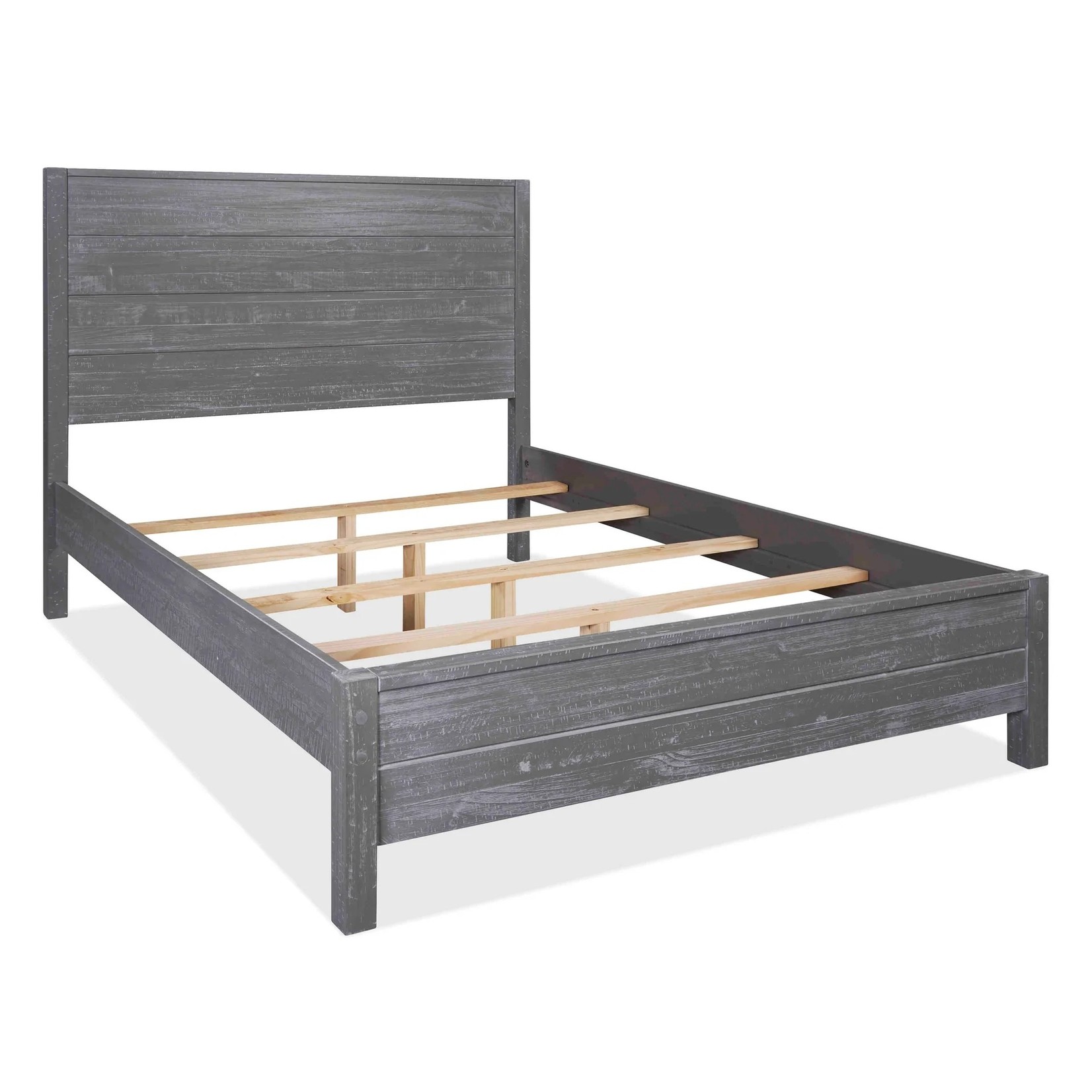 GrainWood Montauk Full Panel Bed /Rustic Grey