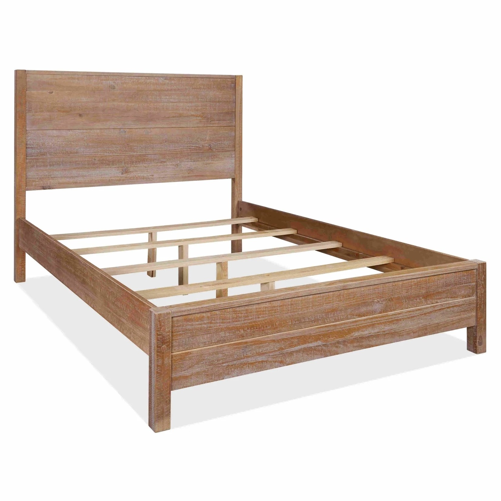 GrainWood Montauk Queen Panel Bed /Driftwood