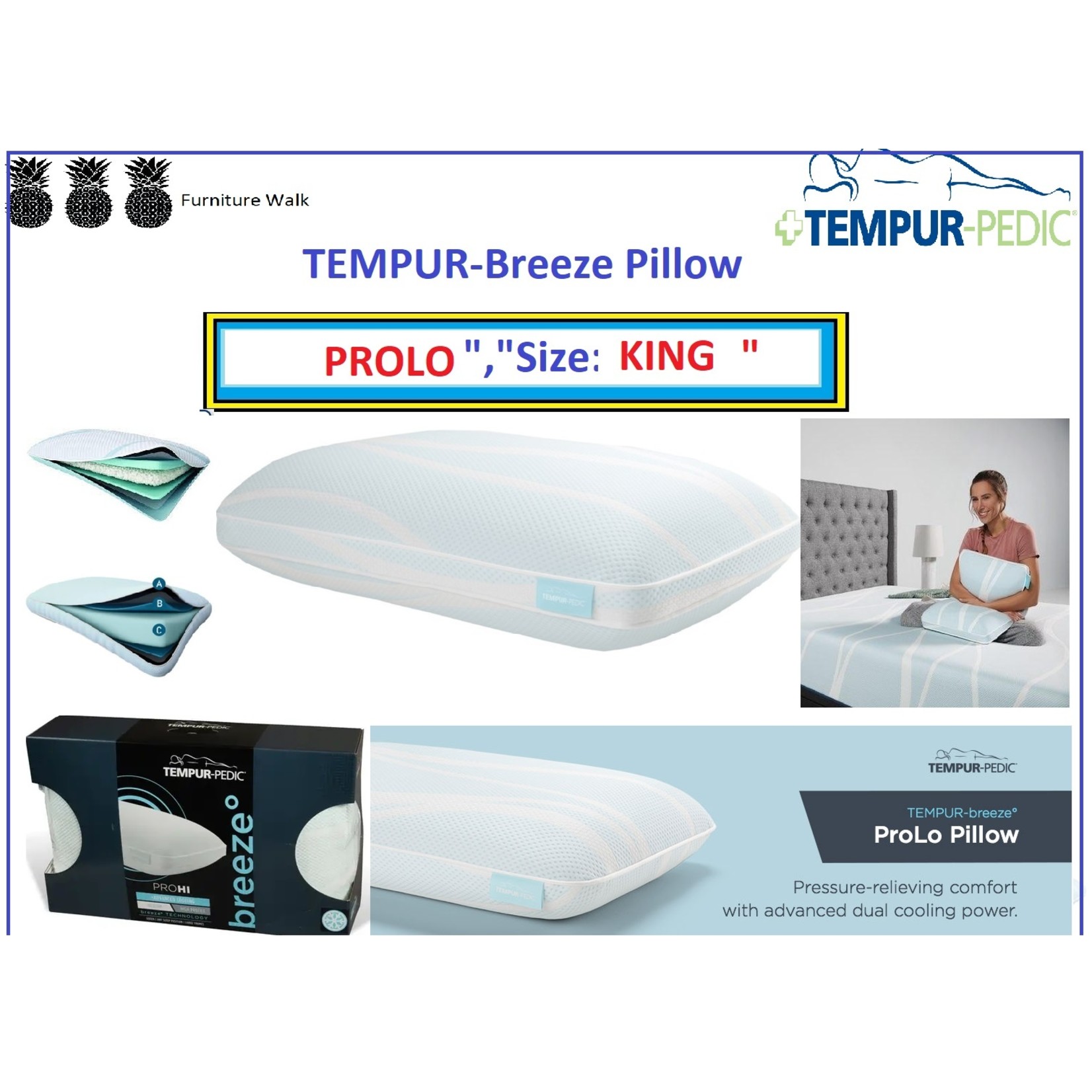 Tempur-Pedic TEMPUR-Breeze Pillow