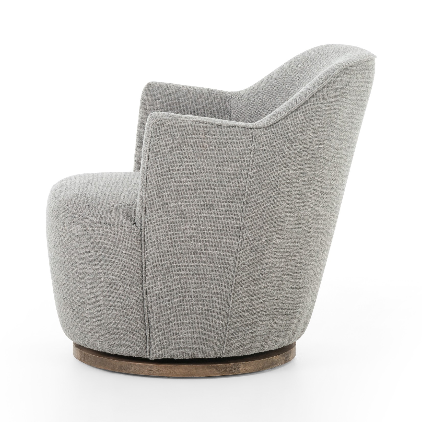 Four Hands Aurora Swivel Chair Gibson Silver