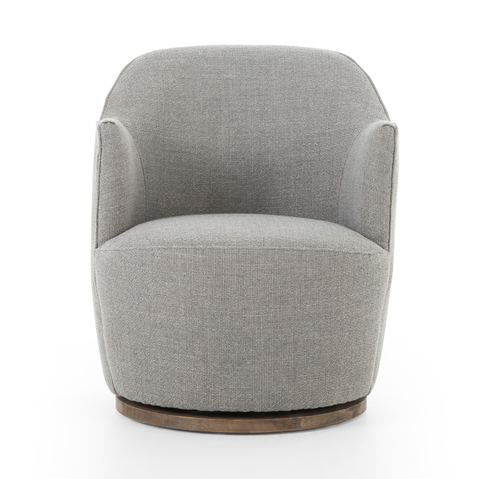 Four Hands Aurora Swivel Chair Gibson Silver