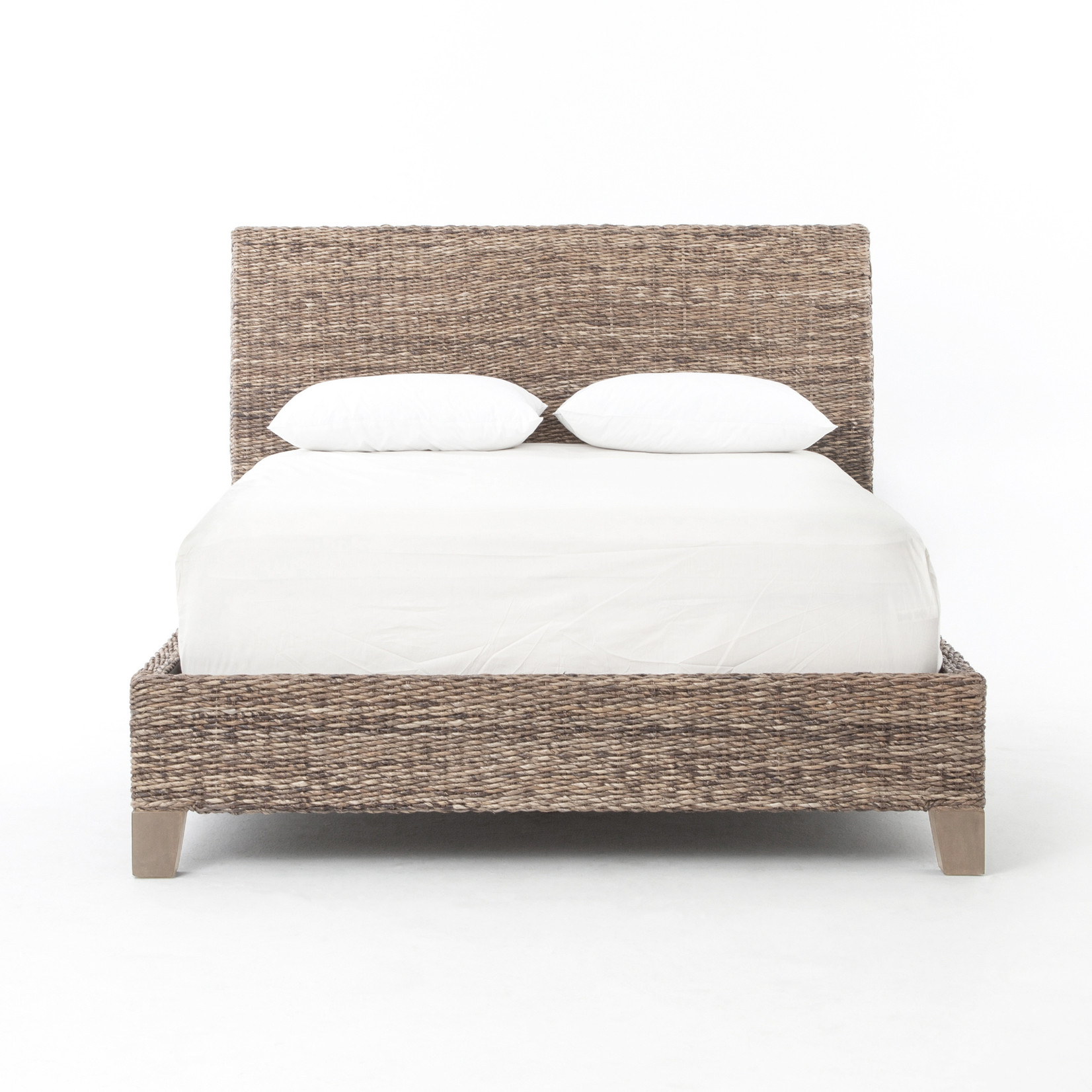 Four Hands Lanai Banana Leaf Queen Bed