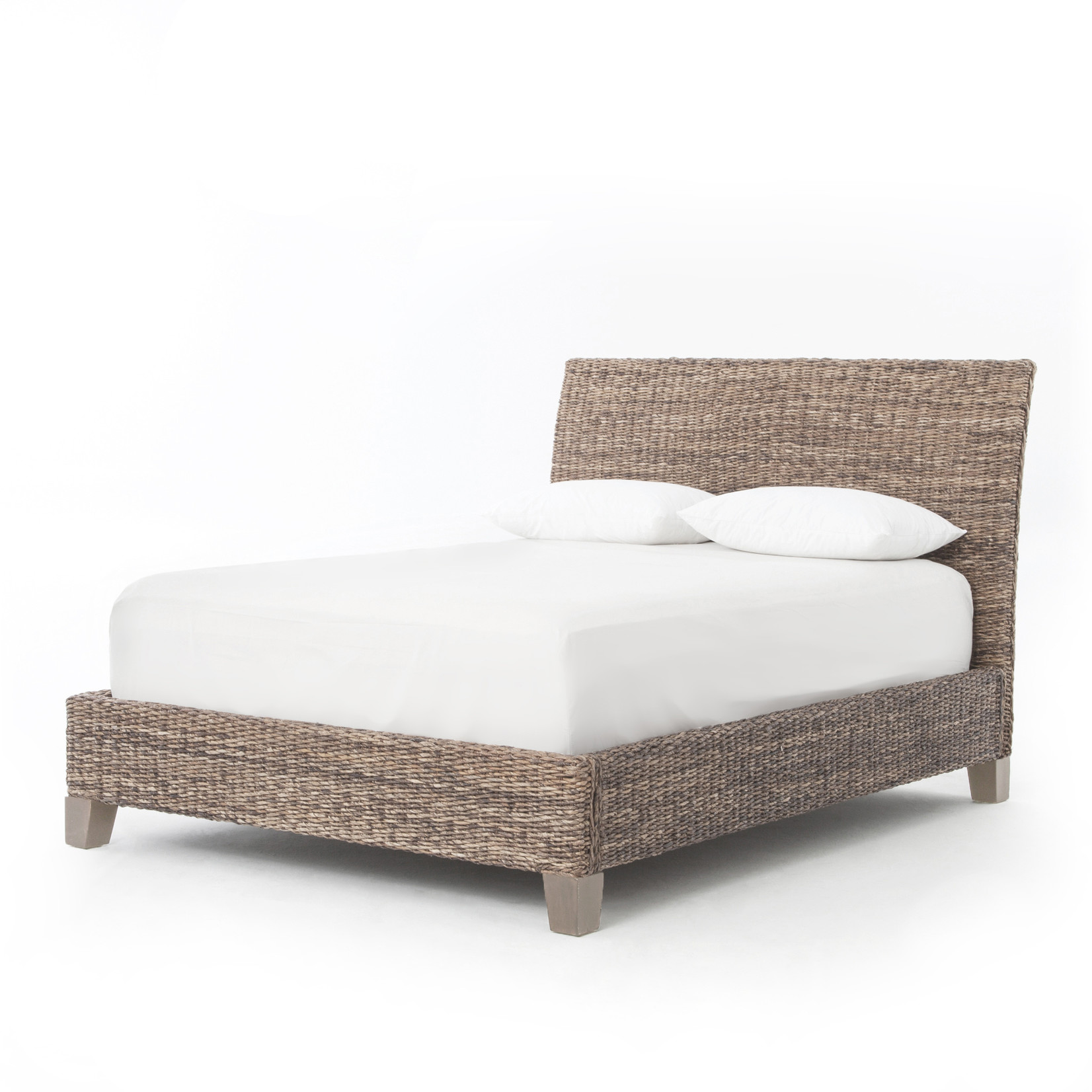 Four Hands Lanai Banana Leaf Queen Bed