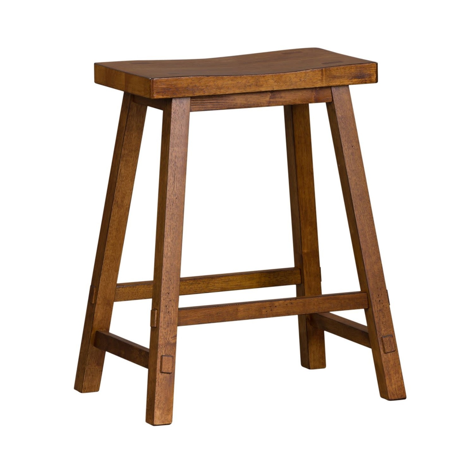 Liberty Furniture 24 Inch Sawhorse Counter Stool - Tobacco