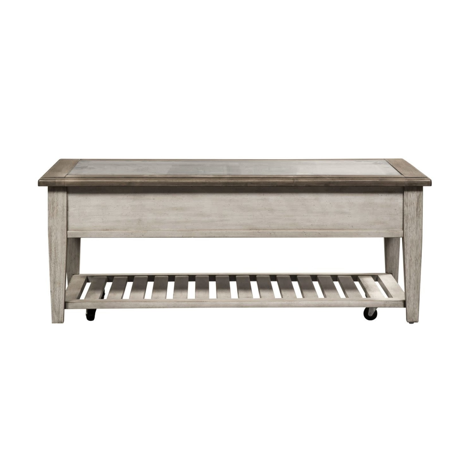 Liberty Furniture Heartland Rectangle Ceiling Tile Cocktail Table