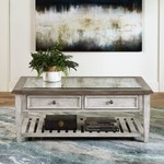 Liberty Furniture Heartland Rectangle Ceiling Tile Cocktail Table