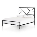 Four Hands CATO BED-SANDBLASTED VINTAGE BLACK-QUEEN