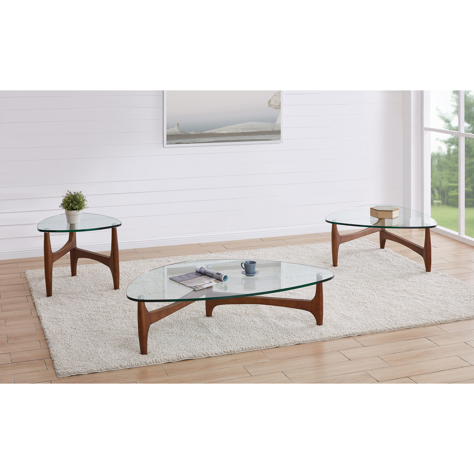 EuroStyle Ledell 35" Coffee Table