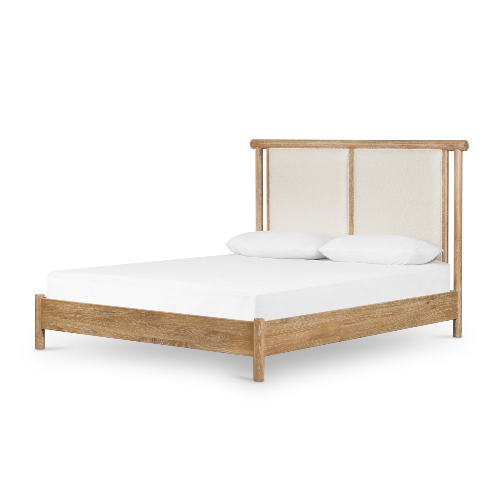 Four Hands MONTANA BED-Whitewashed Oak-Queen Size