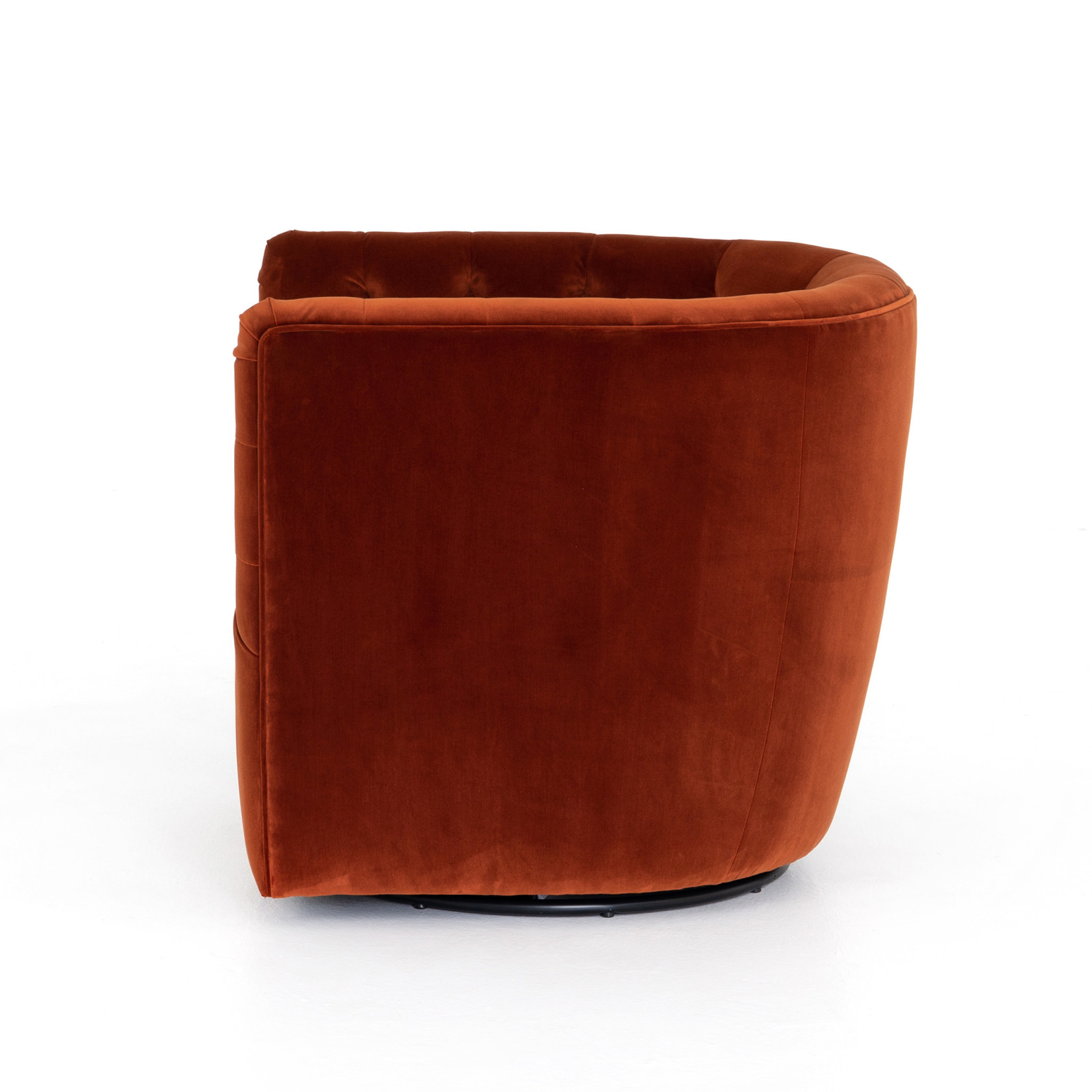 Four Hands Hanover Swivel Chair Sapphire Rust