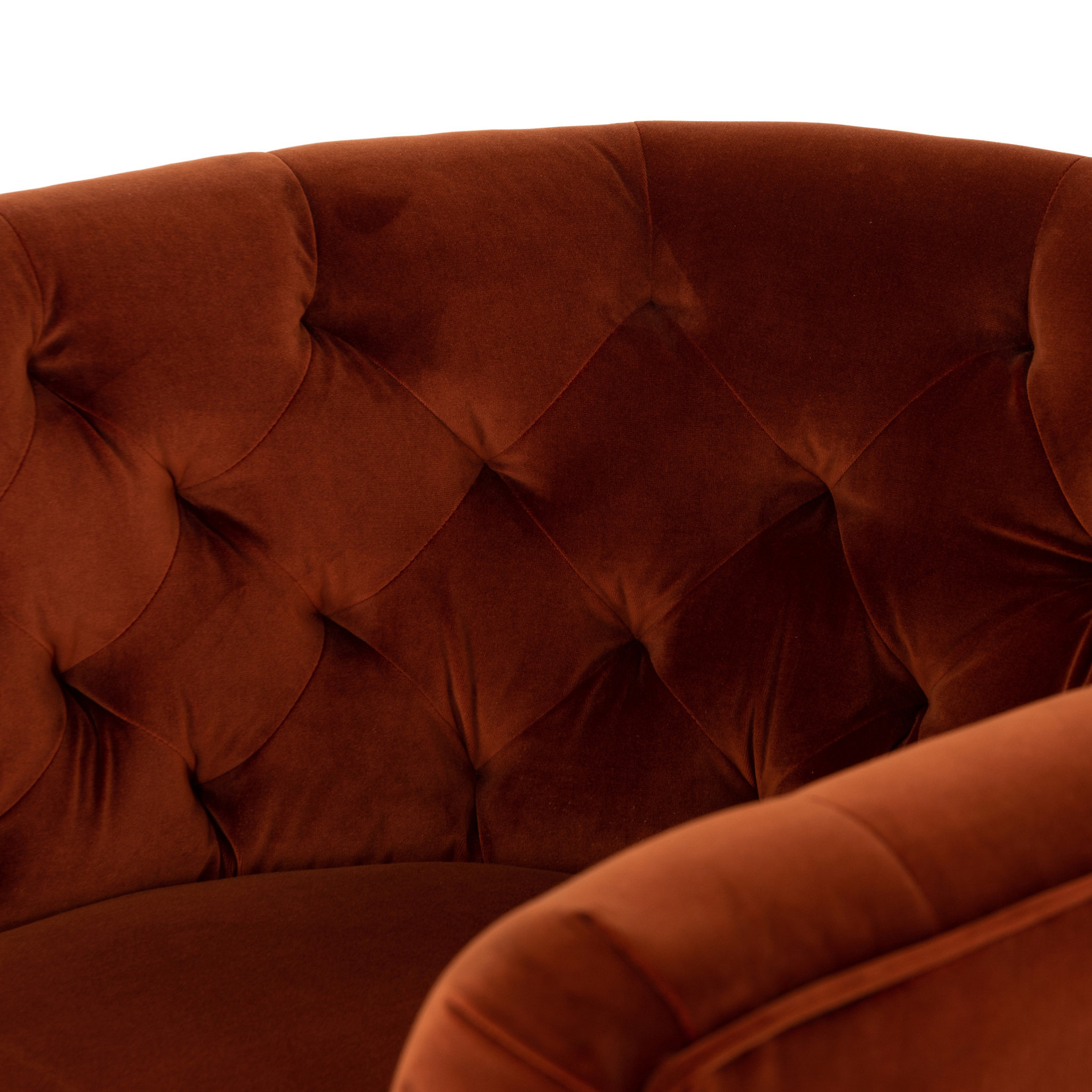 Four Hands Hanover Swivel Chair Sapphire Rust