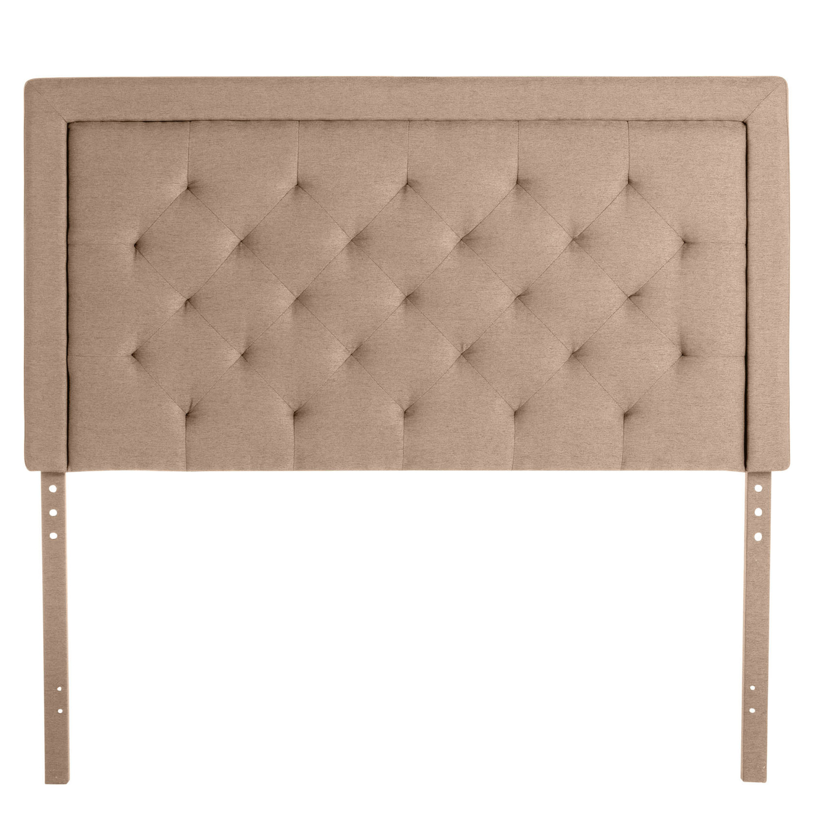 Malouf Hennessy Upholstered Headboard Oat King