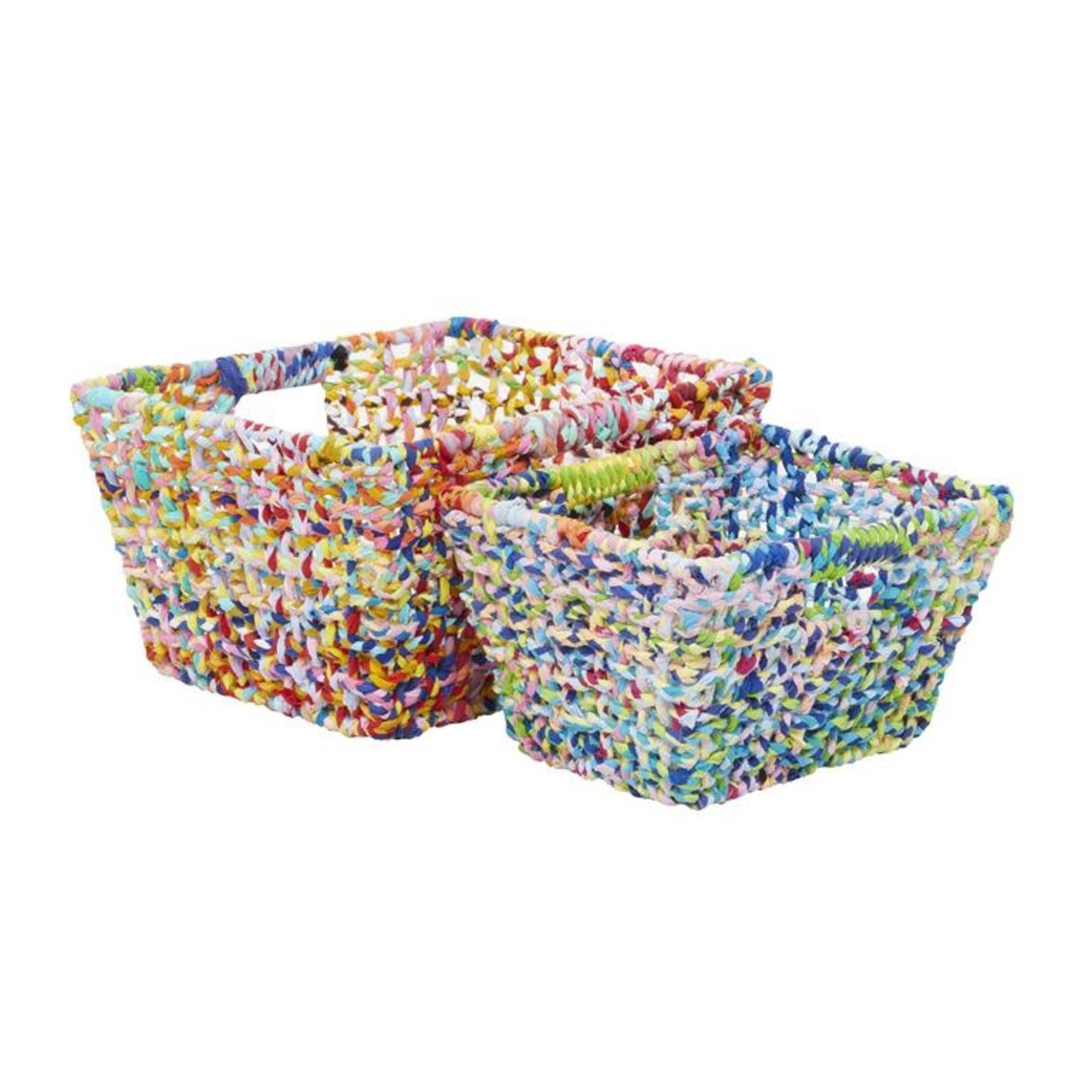 Uma Recycled Fabric Storage Baskets s/2