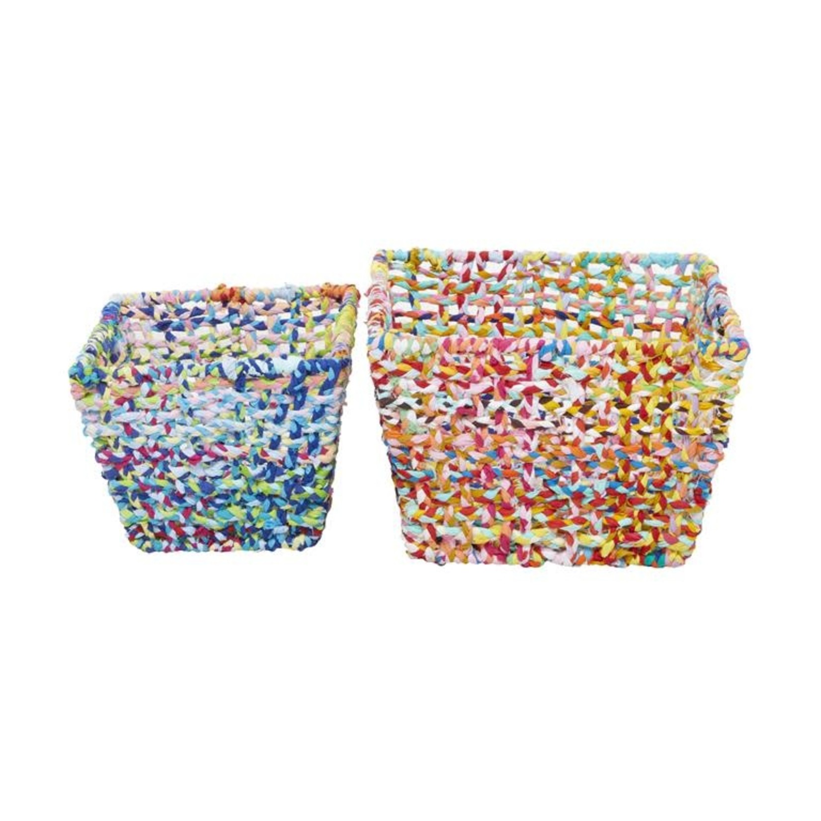 Uma Recycled Fabric Storage Baskets s/2