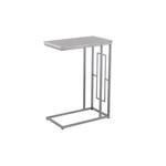 Uma Gray Metal Accent Table