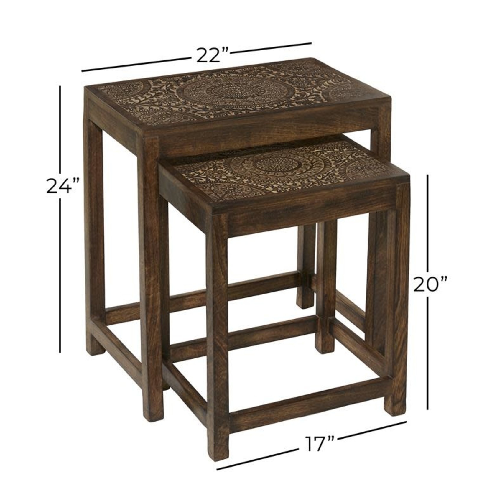 Uma Side Tables s/2