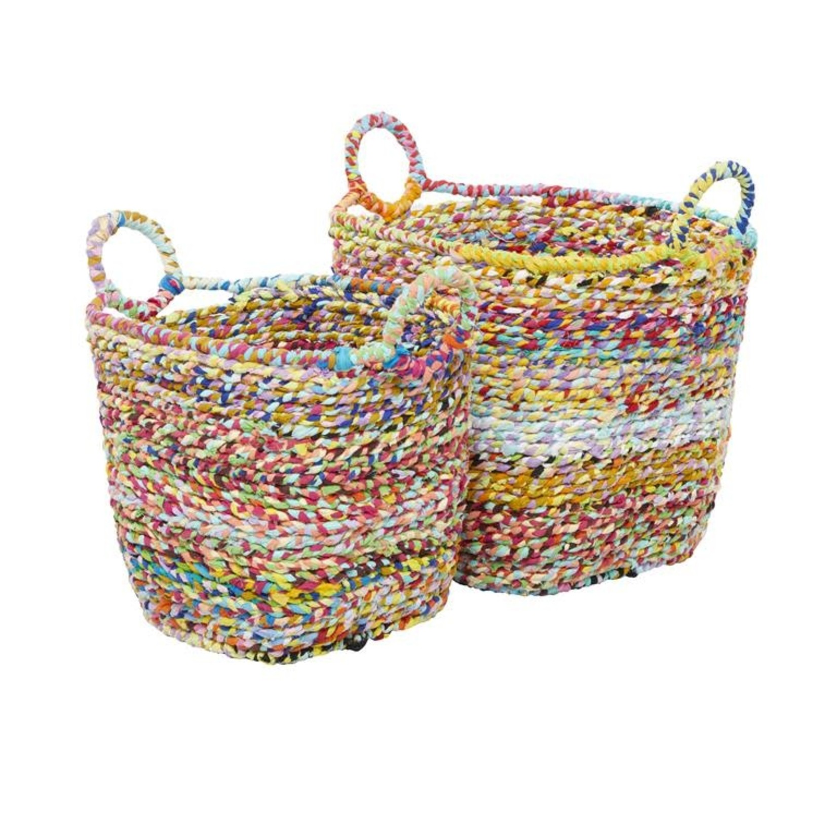 Uma Recycled Fabric Storage Baskets s/2