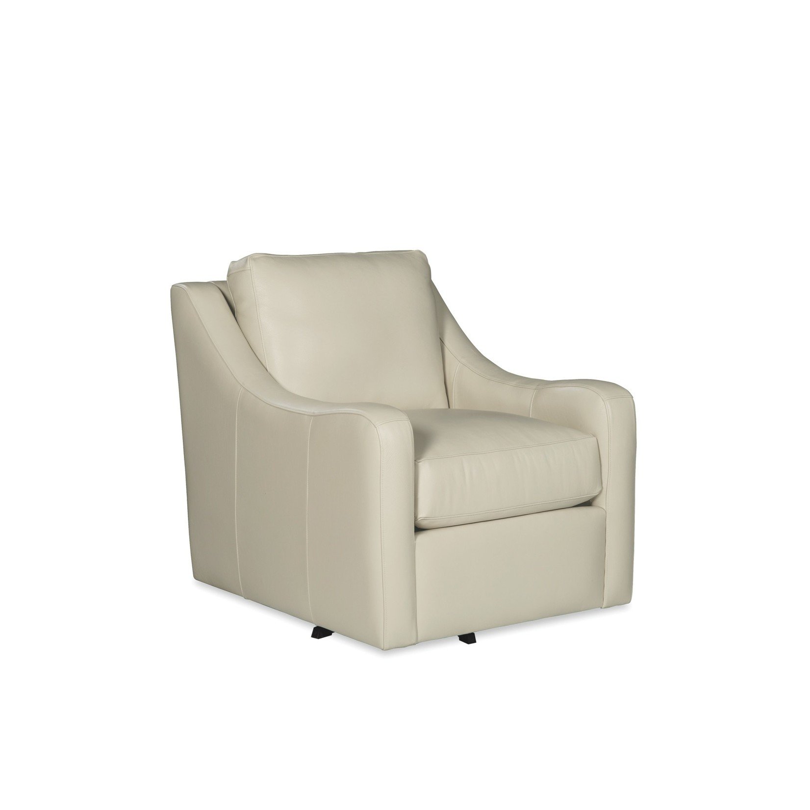 Craftmaster Swivel Chair Beige Heroes31 Leather Top Grain