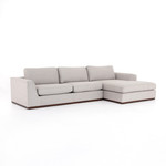 Colt 2pc Sectional RAF Chaise Aldred Silver