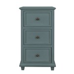 Stylecraft Seafoam 3 Drawer Side Table