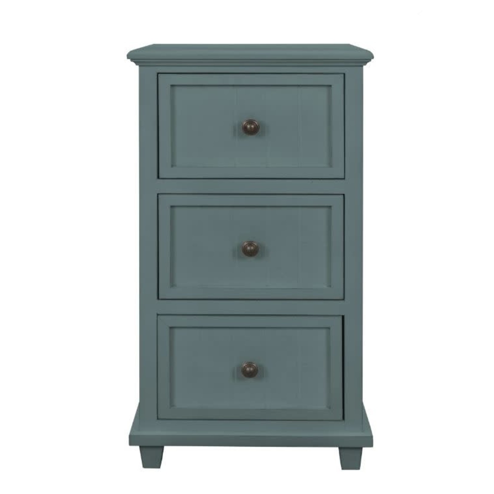 Stylecraft Seafoam 3 Drawer Side Table