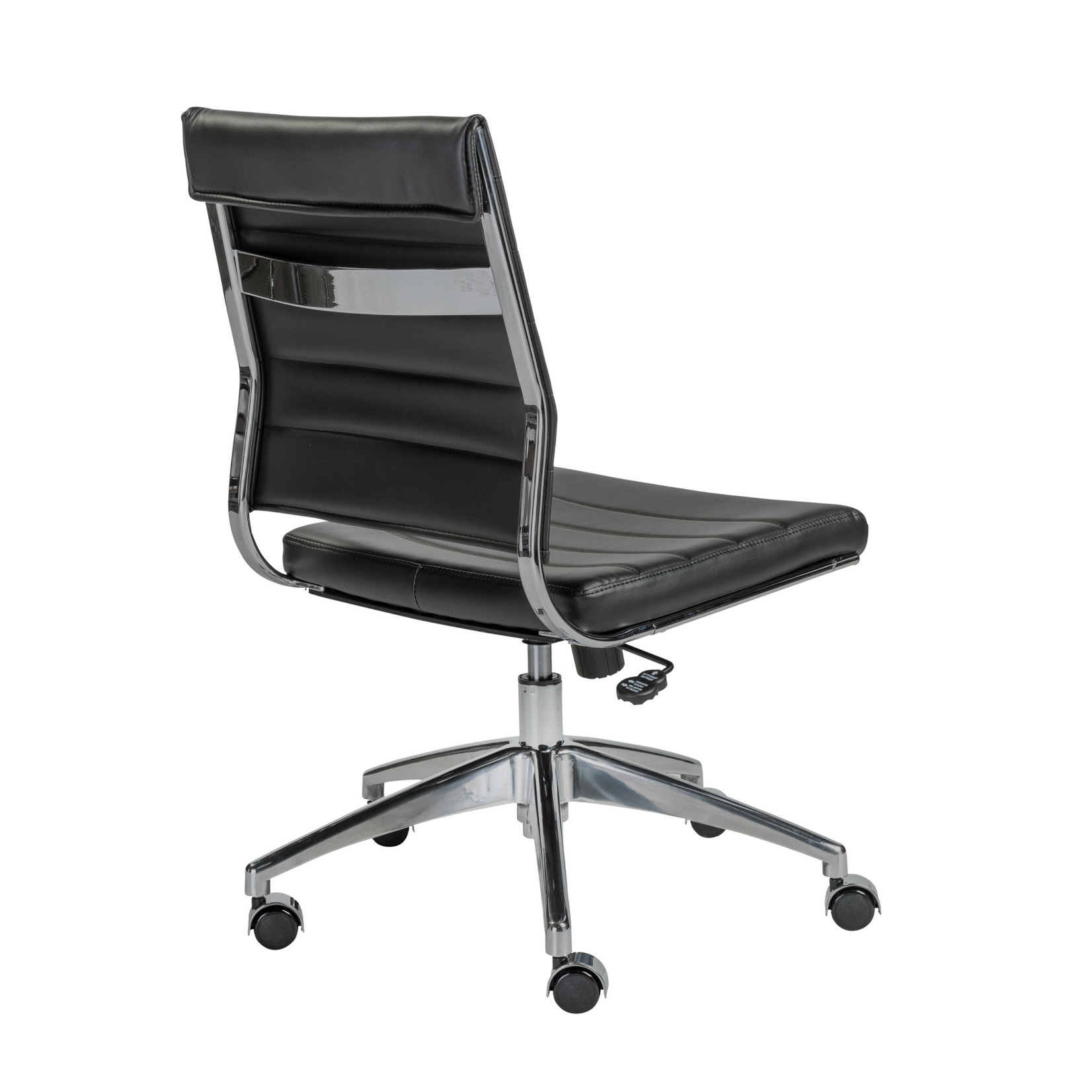 Axel LB Office Chair Black/Alum (Q9) - Furniture Walk