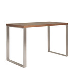 EuroStyle Dillon Desk Walnut 48"