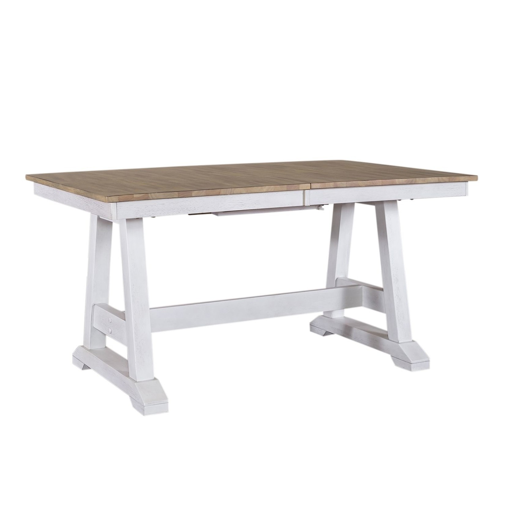 Liberty Furniture Lindsey Farm 5pc Trestle Table Set - Trestle Table + 4 Side Chairs