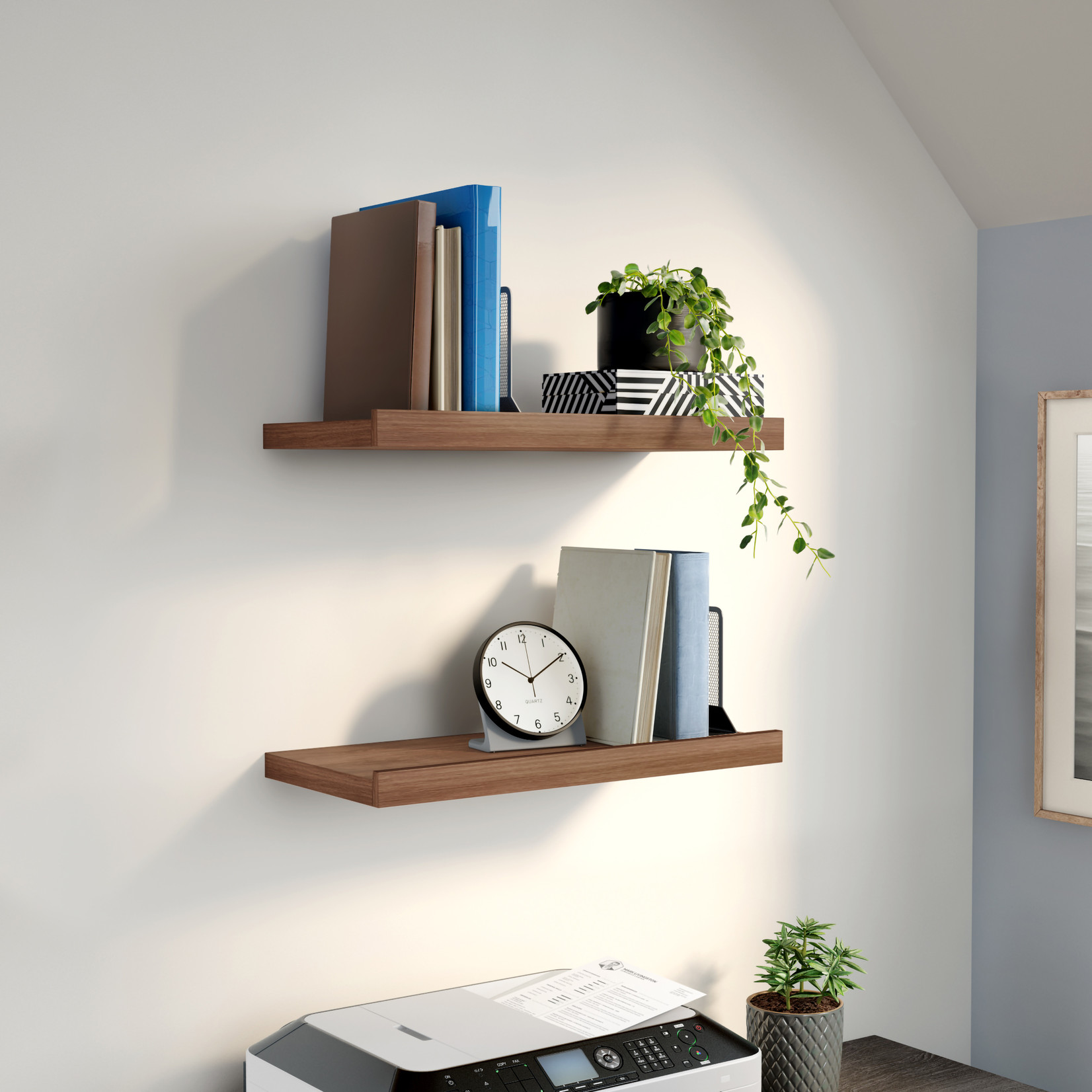 Bianca Floating Shelf 24" Am. Walnut