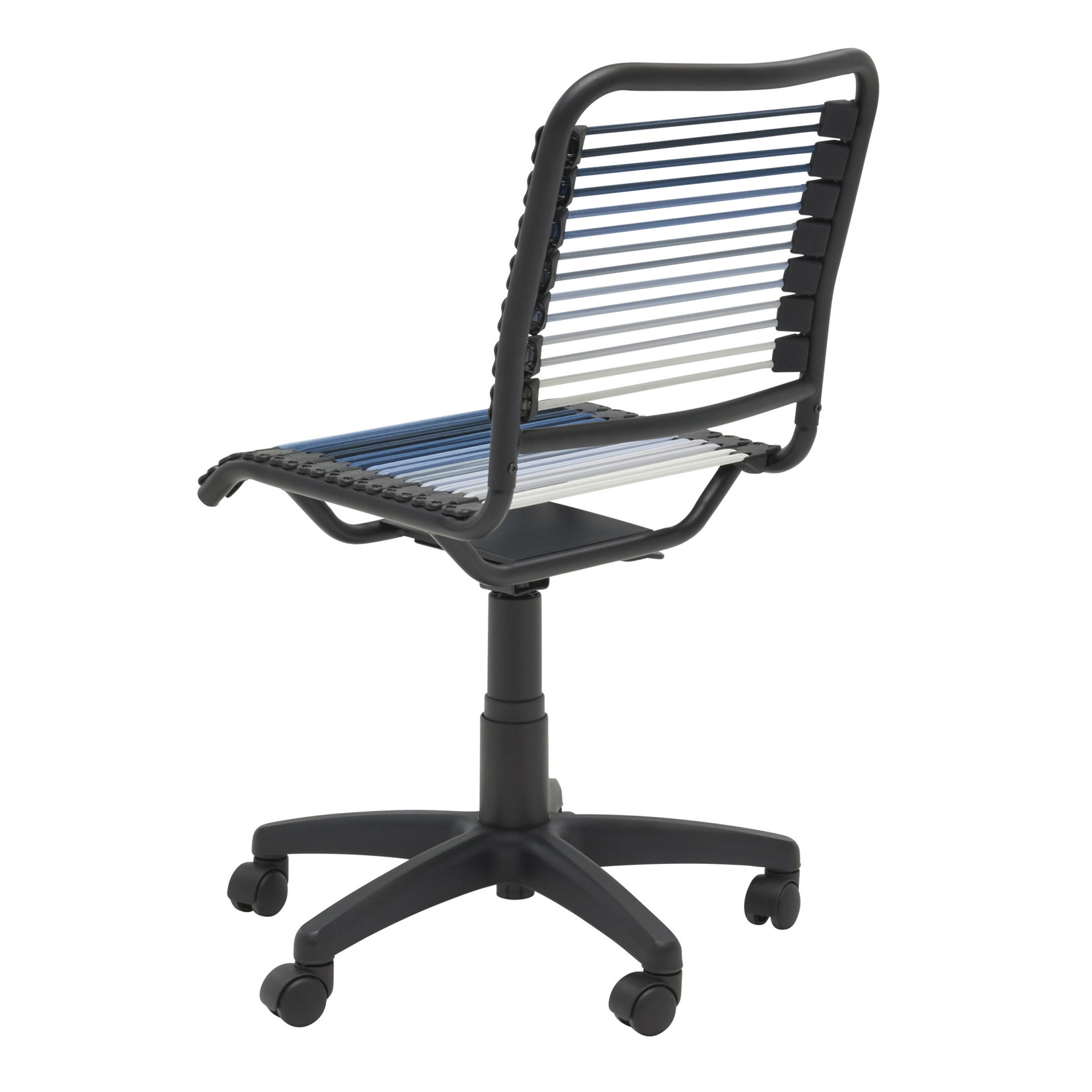 EuroStyle Bungie Low Back Office Chair Blue Ombre