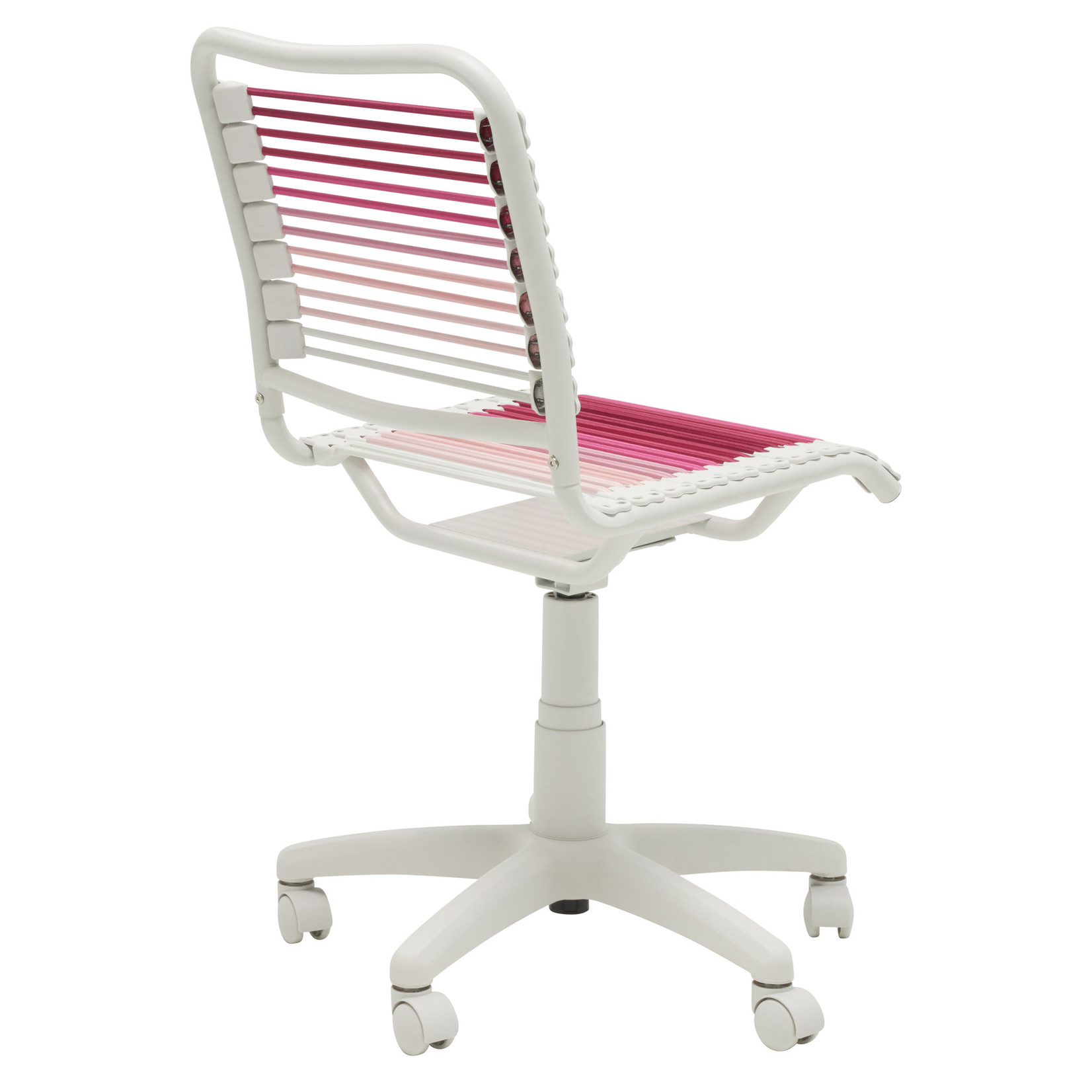 EuroStyle Bungie Low Back Office Chair Blush