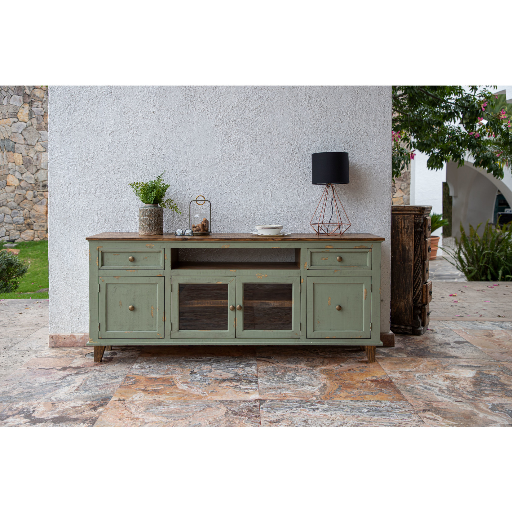 IFD Toscana Green Console 75"