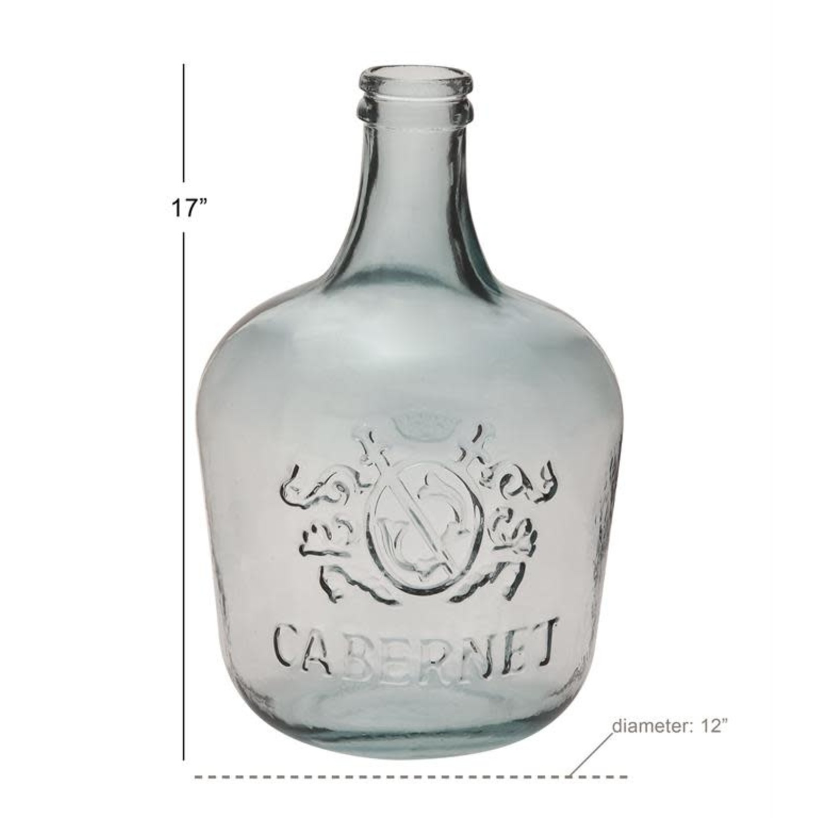 Uma Glass Bottle 12'Wx17"H