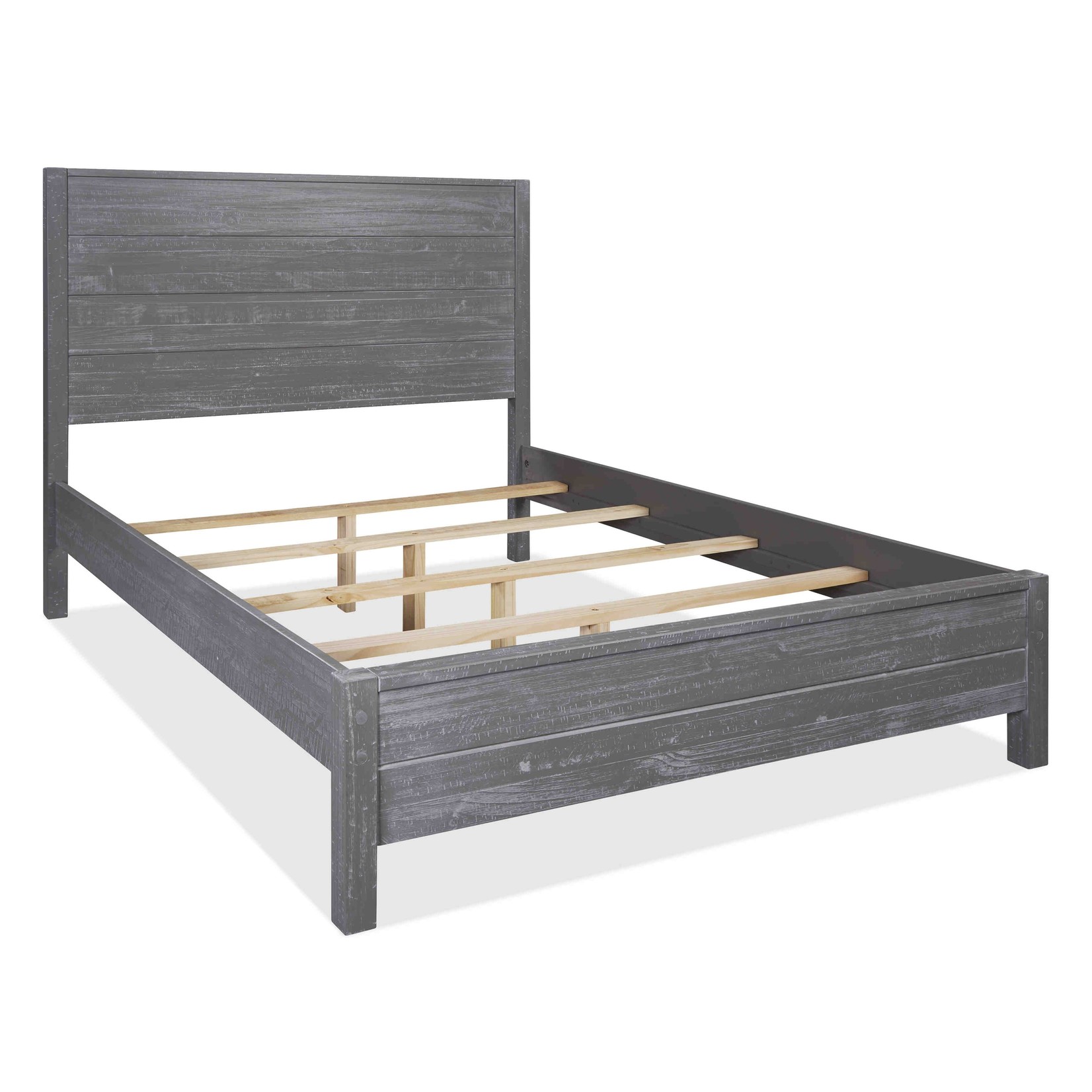 GrainWood Montauk Queen Panel Bed /Rustic Grey