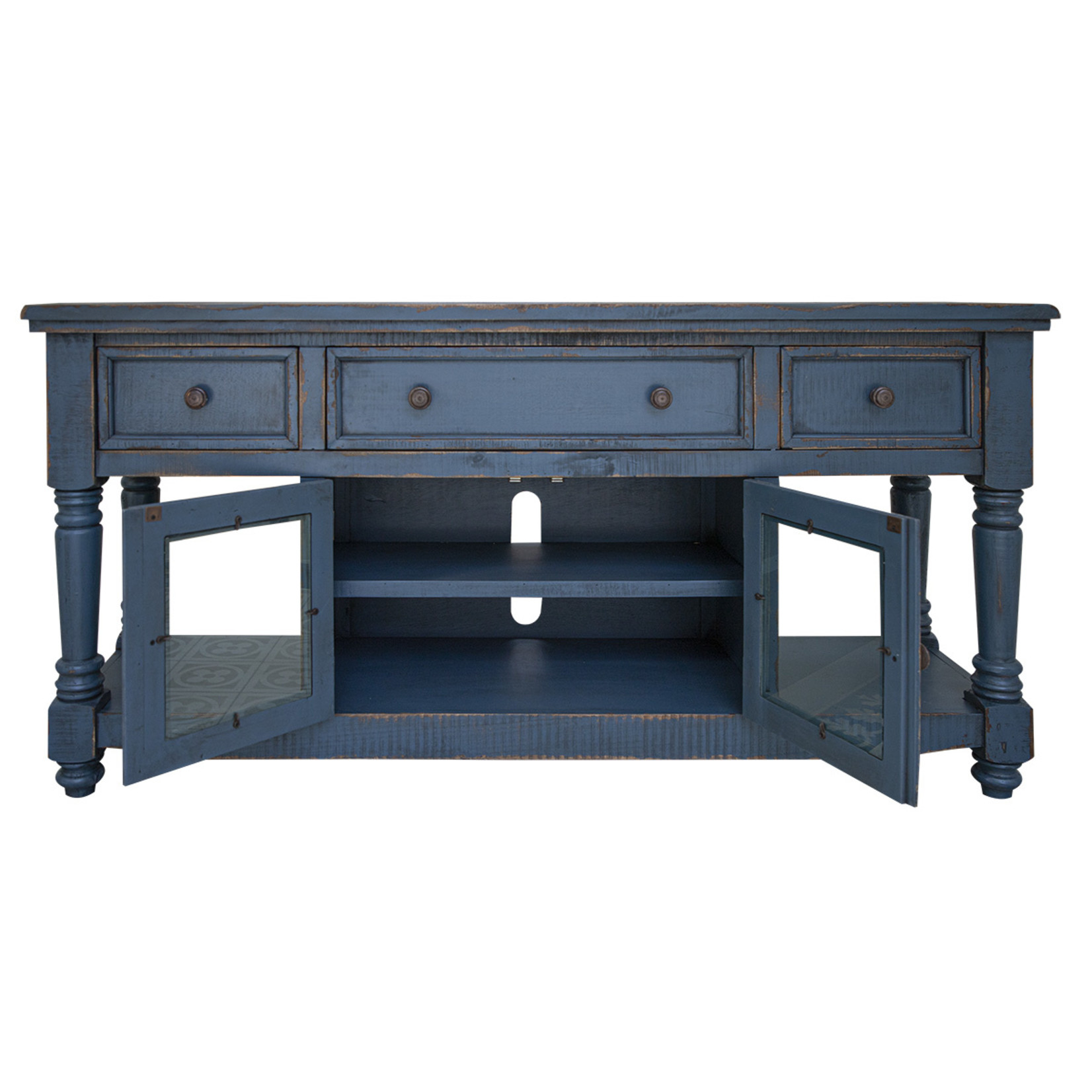 Aruba 70" TV Stand Dark Blue