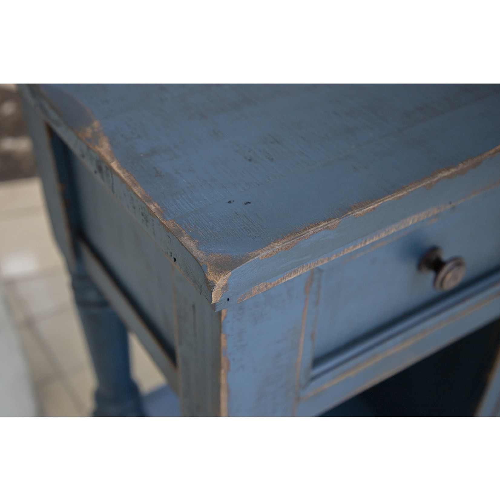 Aruba 70" TV Stand Dark Blue Furniture Walk